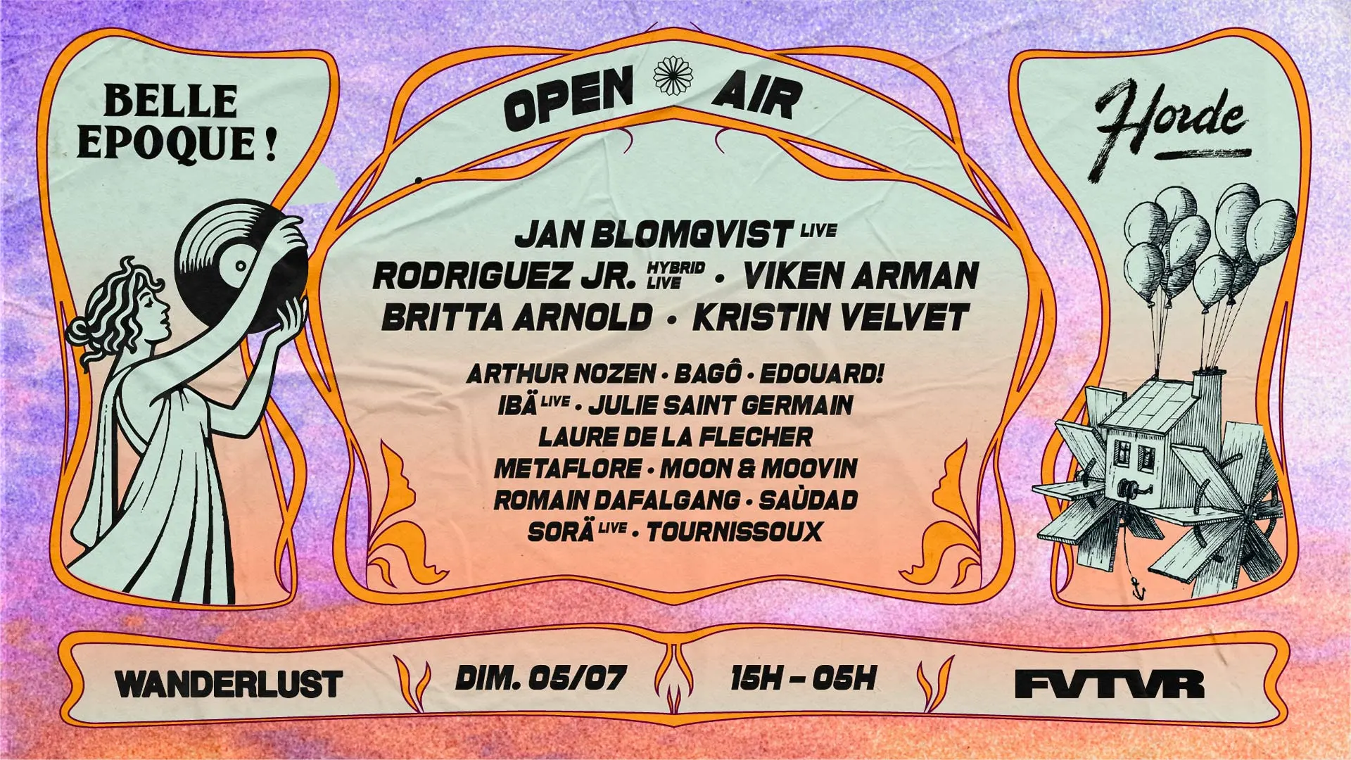 Belle Epoque! X Horde Open Air Cover