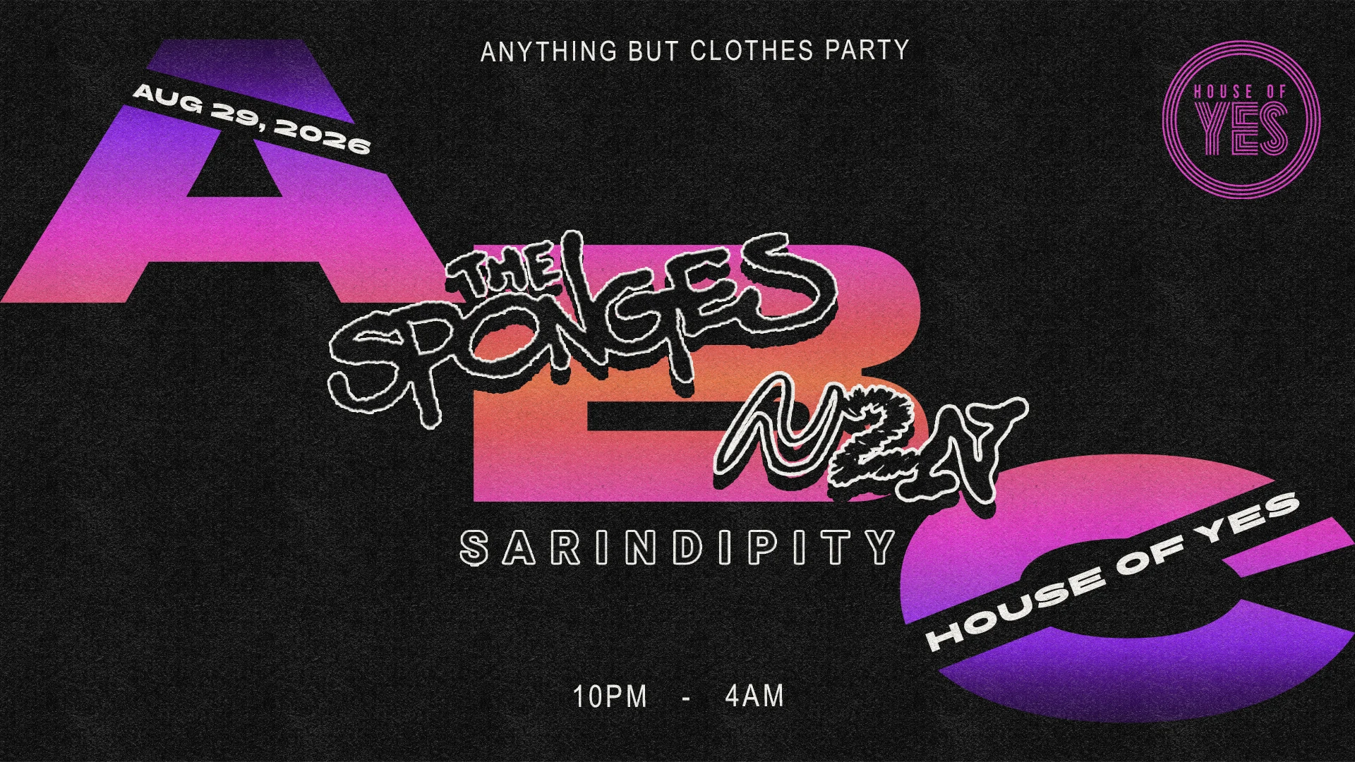 Abc Party: Sponges & N2n, Sarindipity Cover
