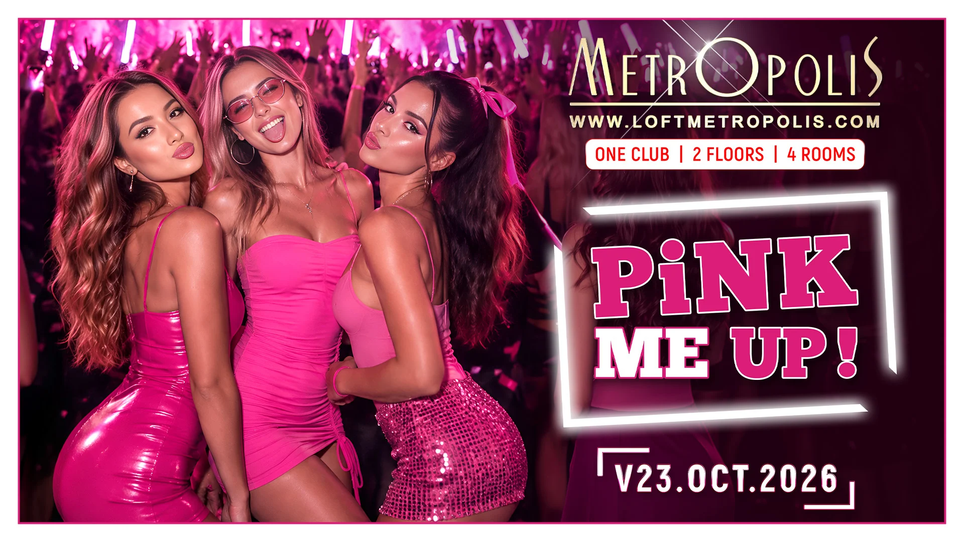 Pink Me Up ! - Metropolis Paris Cover