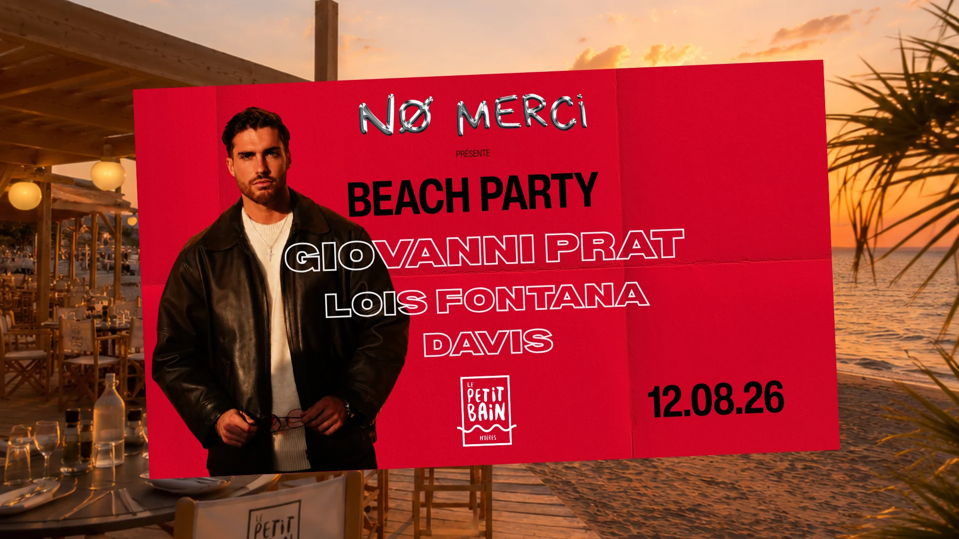 No Merci Beach Party Cover