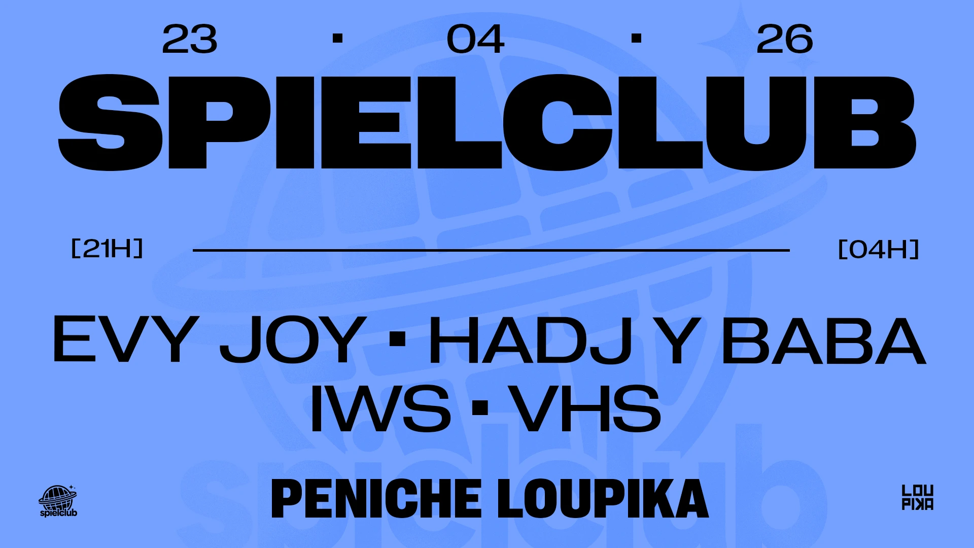 Spielclub - Evy Joy, Hadj Y Baba, Iws, Vhs Cover