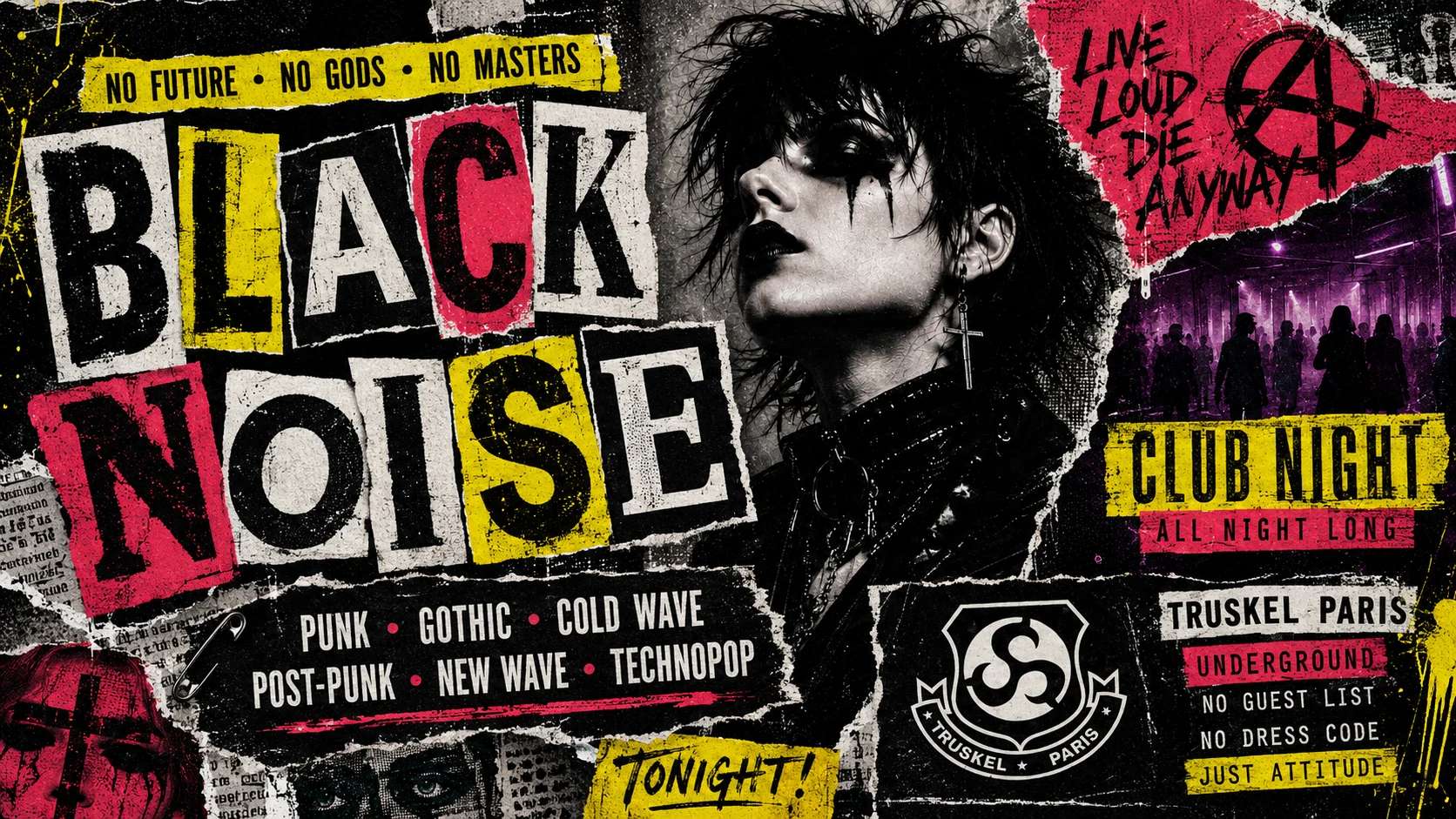 Dj Set - Black Noise - Truskel Cover