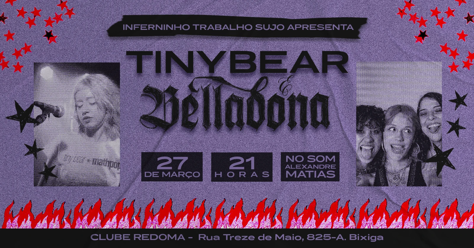 27/3 - Inferninho Trabalho Sujo Na Redoma Bixiga Cover