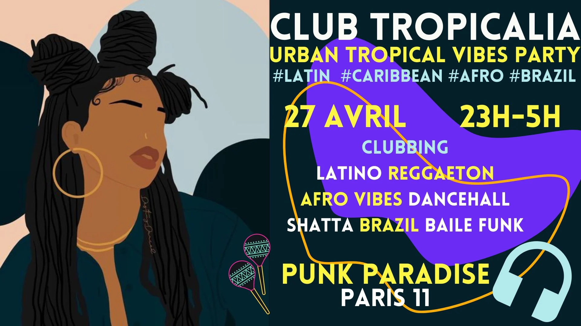 Club Tropicalia 27/4 ~ Latin, Afro, Caribbean, Brazil Vibes! Cover