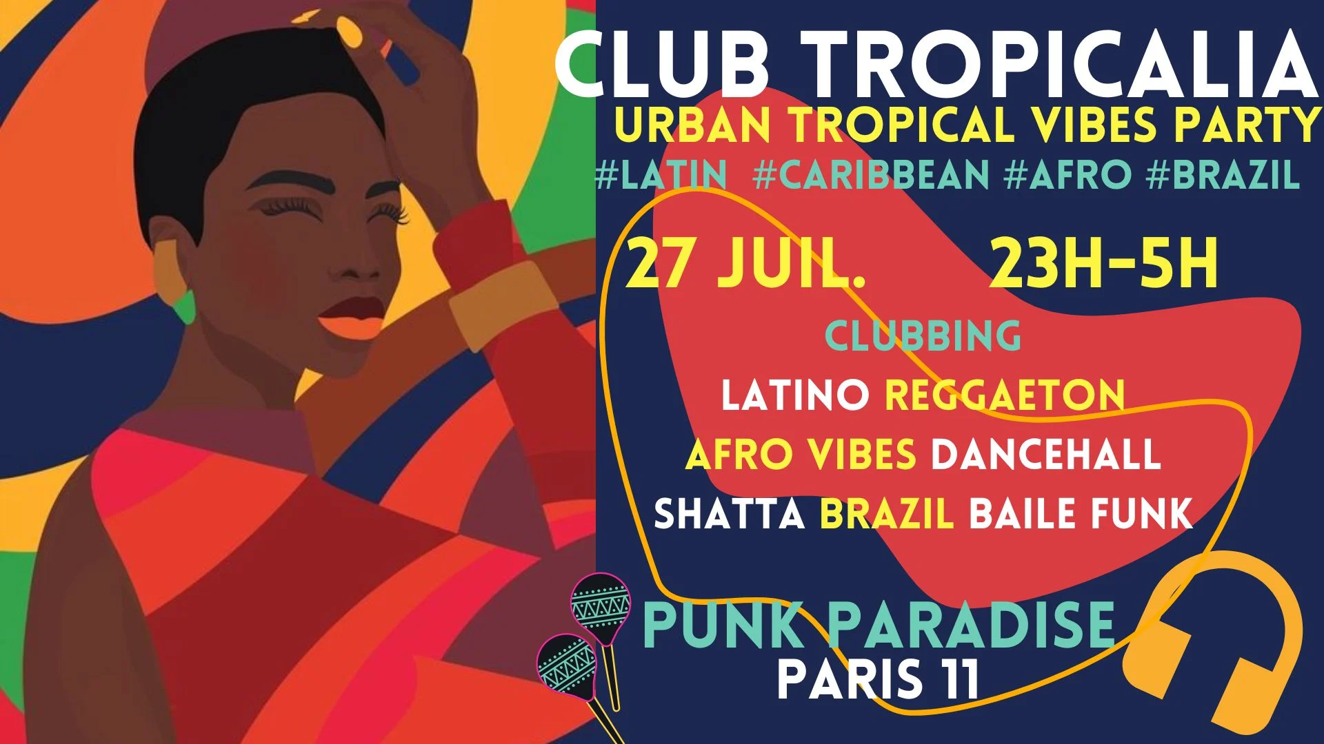 Club Tropicalia 27/7 ~ Afro, Latin, Caribbean, Brazil Vibes! Cover