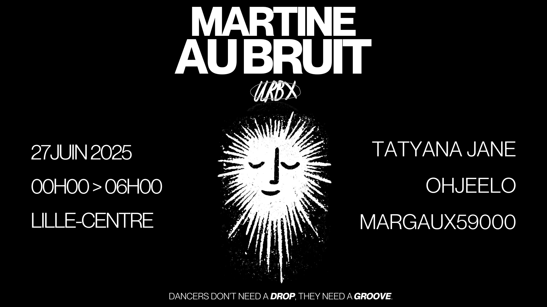 Martine Au Bruit Invite Tatyana Jane, Ohjeelo, Margaux 59000 Cover