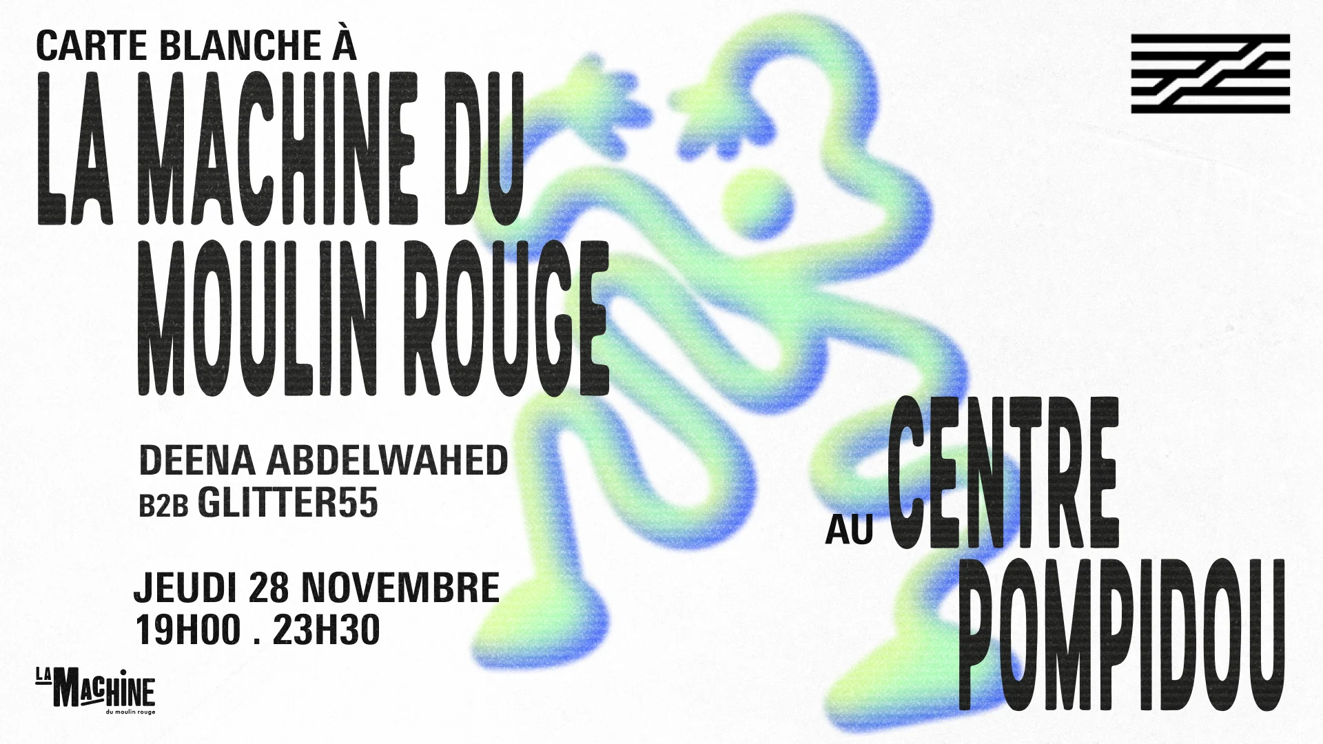 La Machine X Centre Pompidou: Deena Abdelwahed B2b Glitter55 Cover
