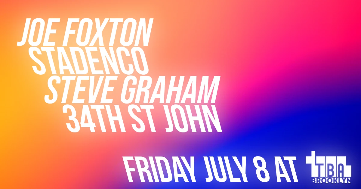 Joe Foxton, Stadenco, Steve Graham, 34th Street John Cover