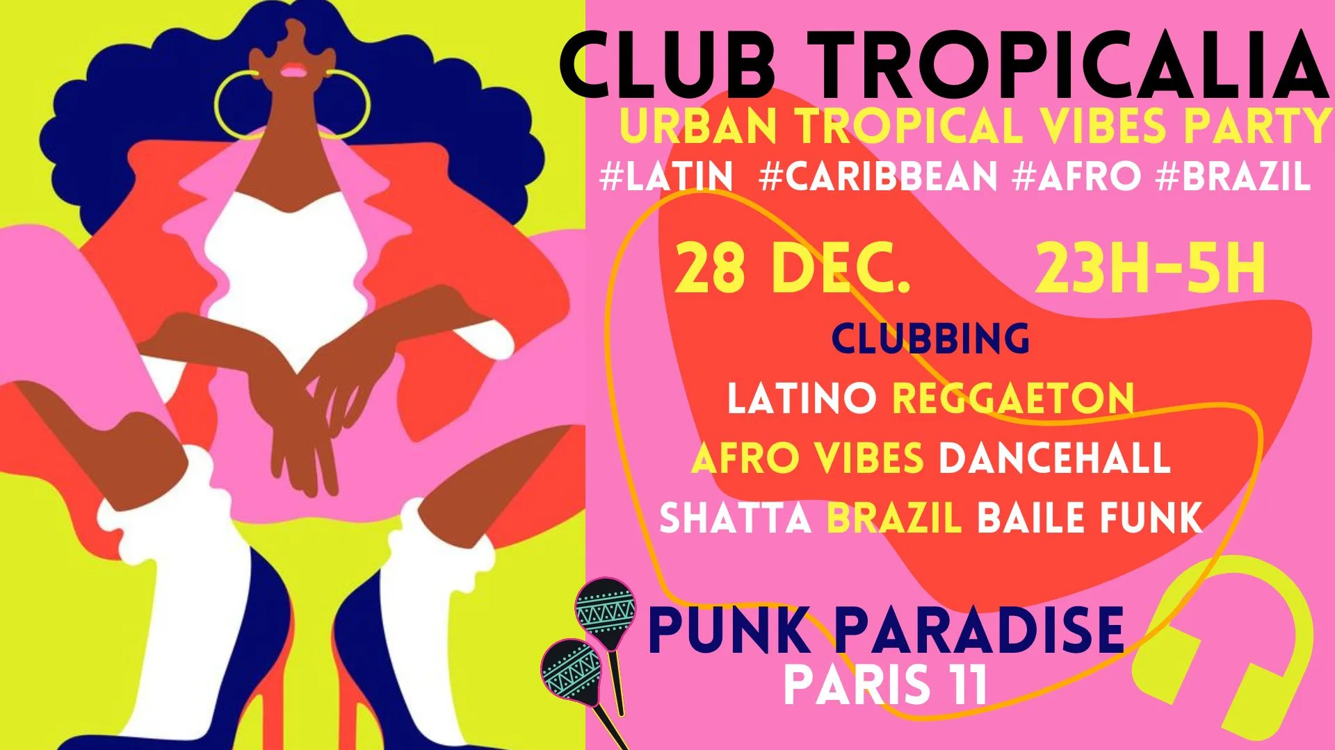 Club Tropicalia 28/12 ~Afro, Latin, Caribbean, Brazil Vibes! Cover