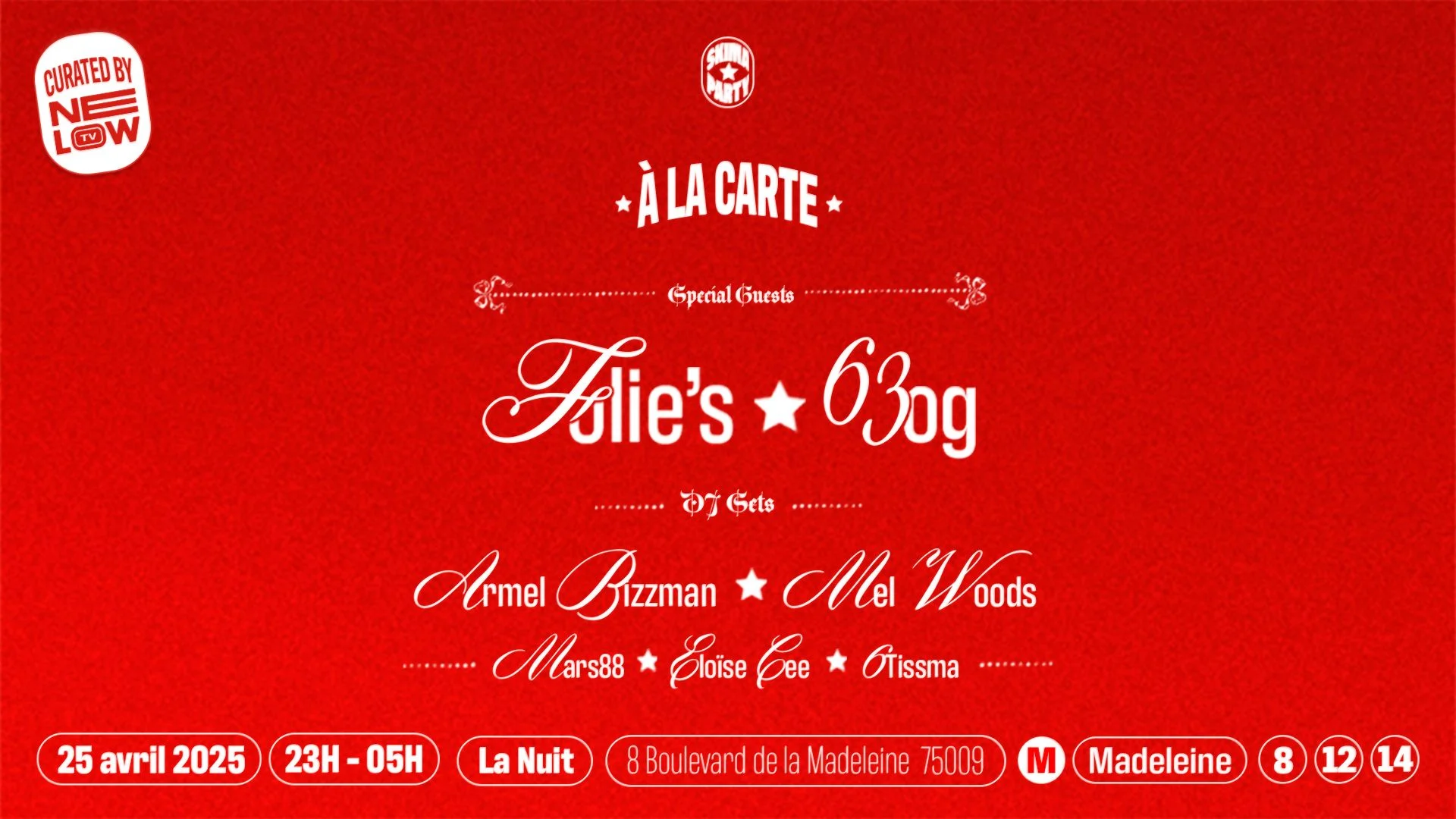 Folie’S & 63og, Armel Bizmann, Mel Woods And More @Lanuit Cover