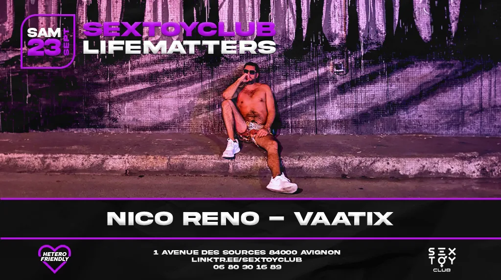 Lifematters W/ Vaatix + Nico Reno Au Sextoyclub Cover