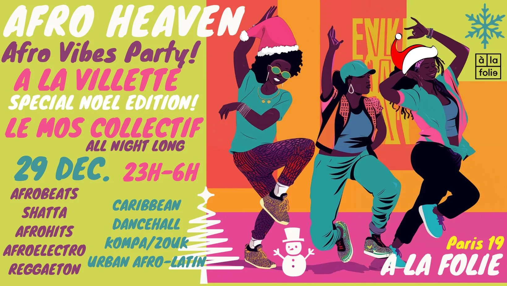 Afro Heaven - Afro & Tropical Vibes Party Noël Édition Cover