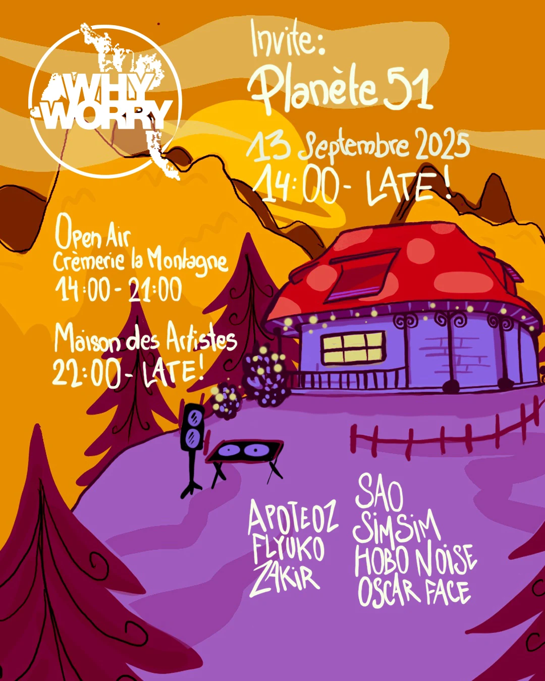 Why Worry - Planète 51 Cover