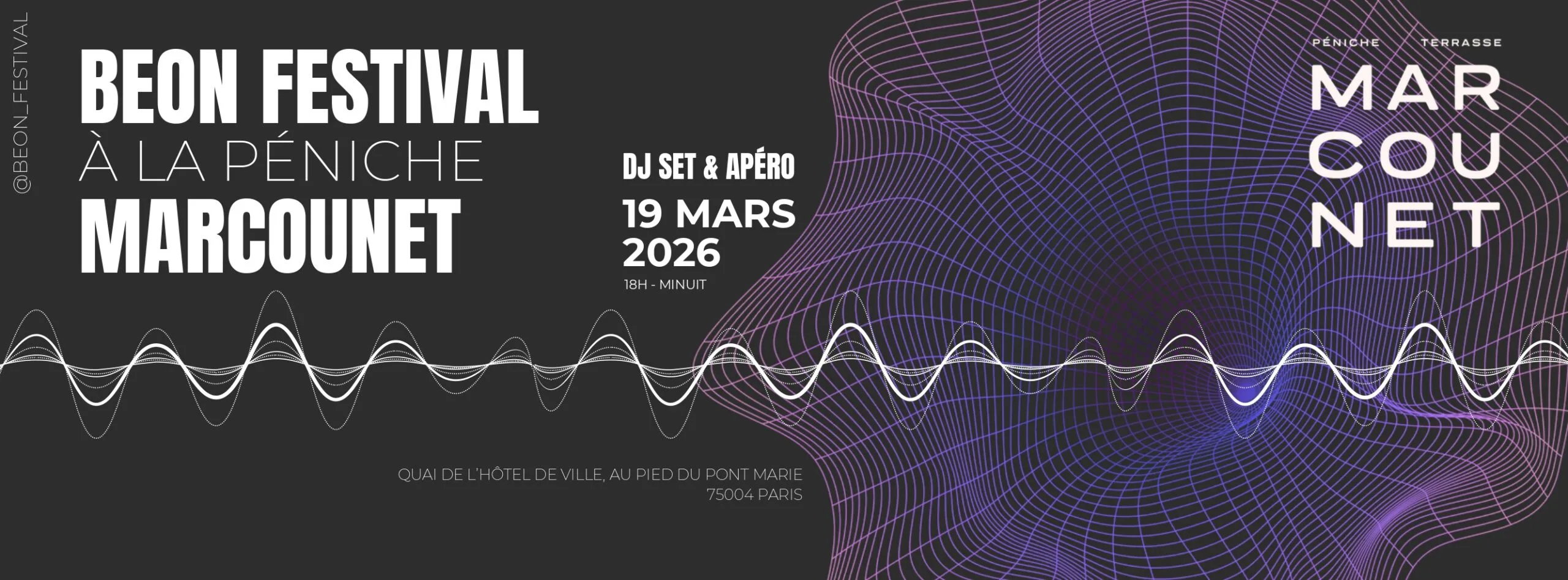 Beon Festival A La Peniche Marcounet Cover