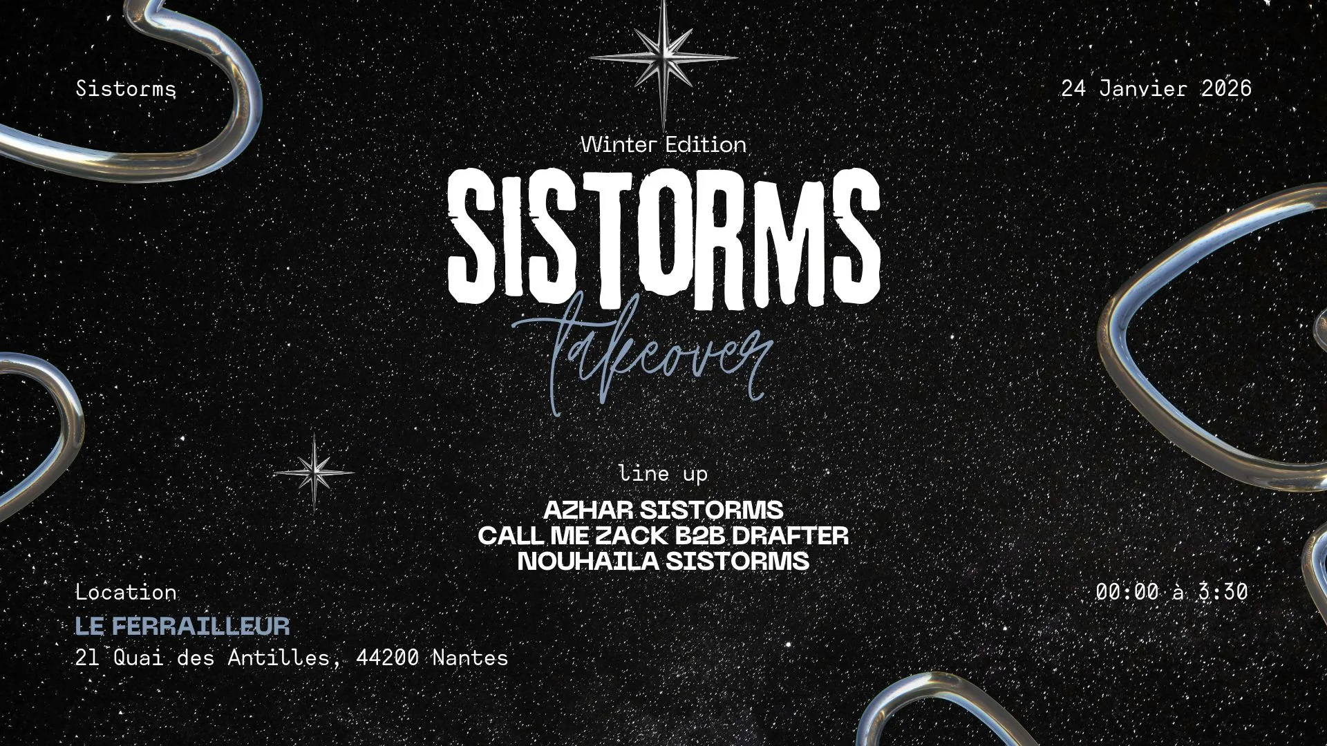 Sistorms Takeover Winter Edition - Prix Libre Cover
