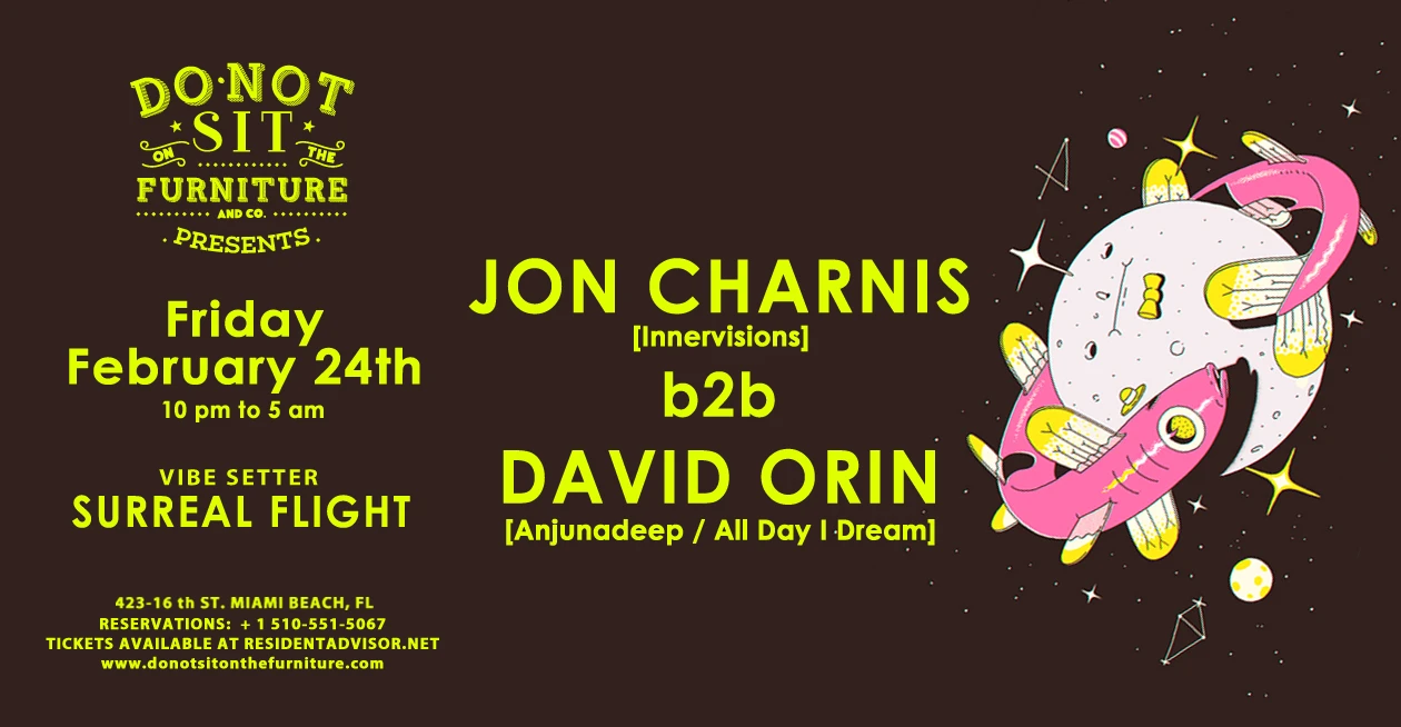 Jon Charnis [Innervisions] B2b David Orin [Anjunadeep] Cover