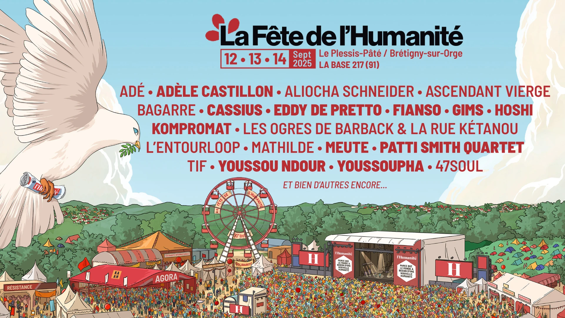 Fête De L'humanité 2025 Cover