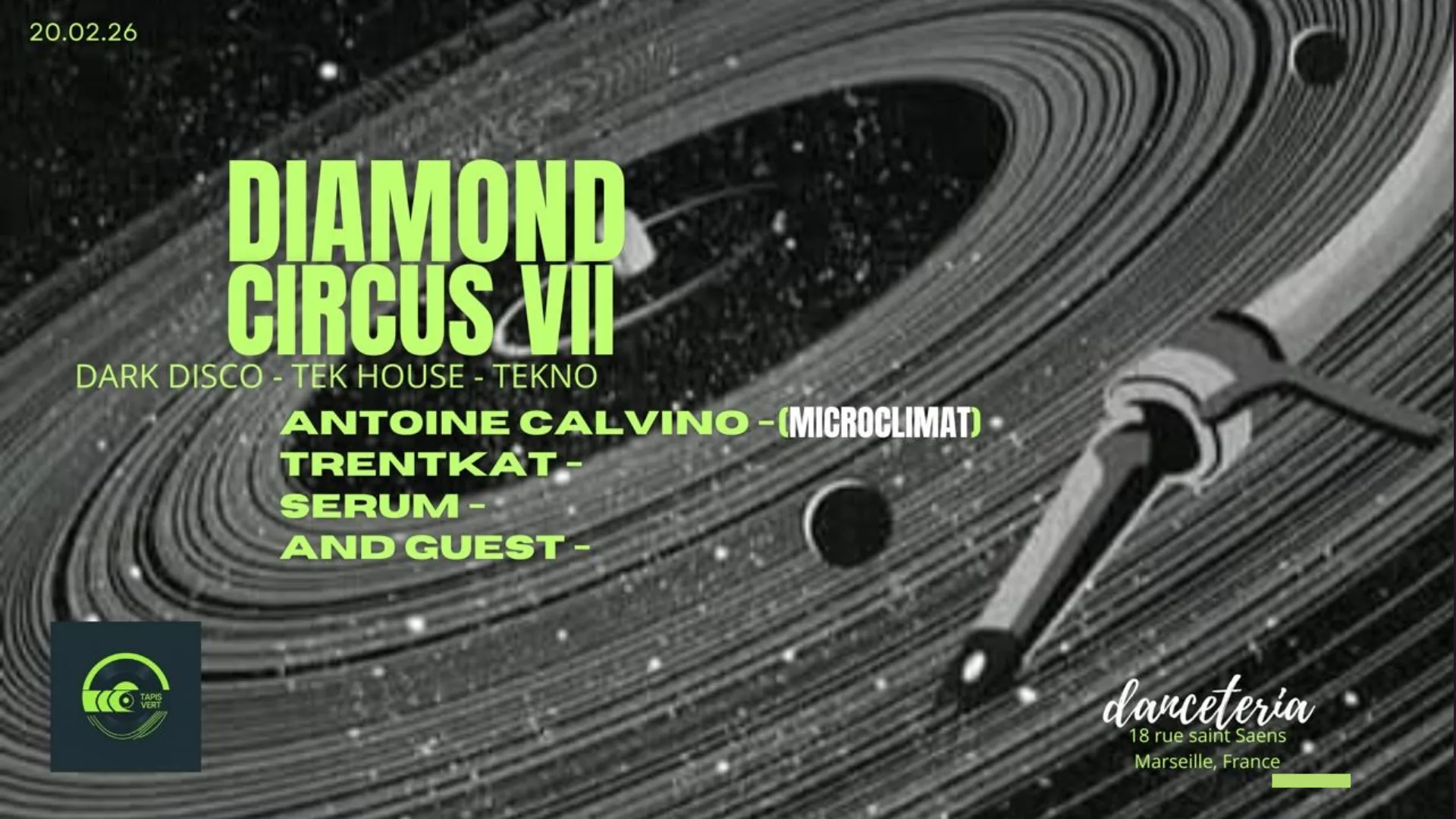 Diamond Circus VII @ Danceteria Cover