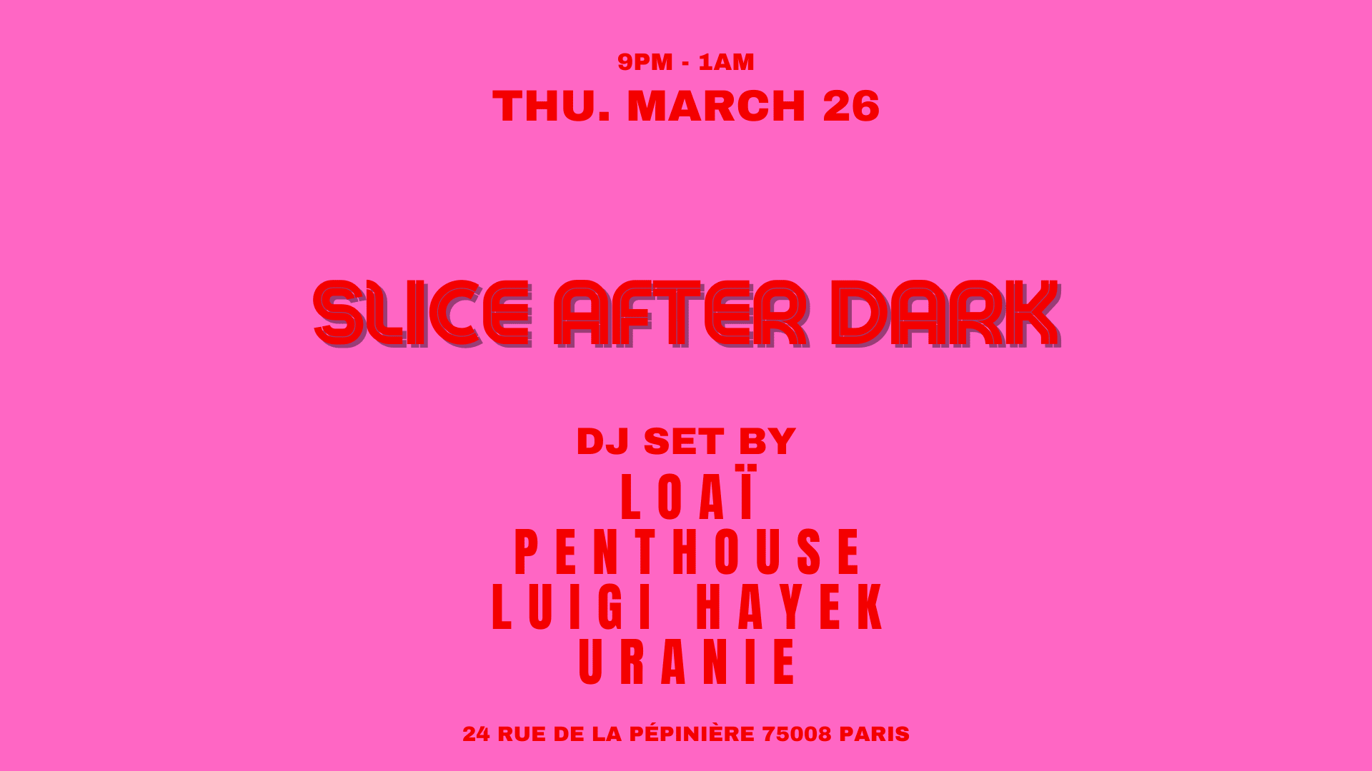 Luigi & Friends @Slice Pizza Club Cover