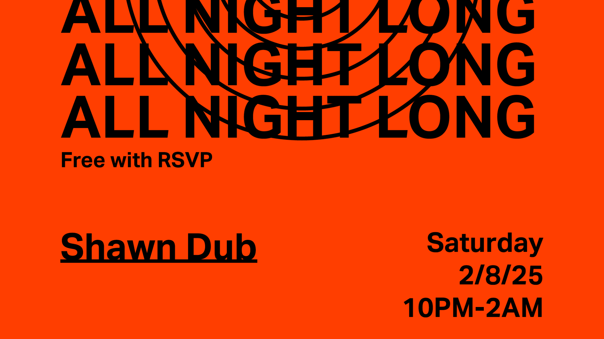Shawn Dub – All Night Long Cover