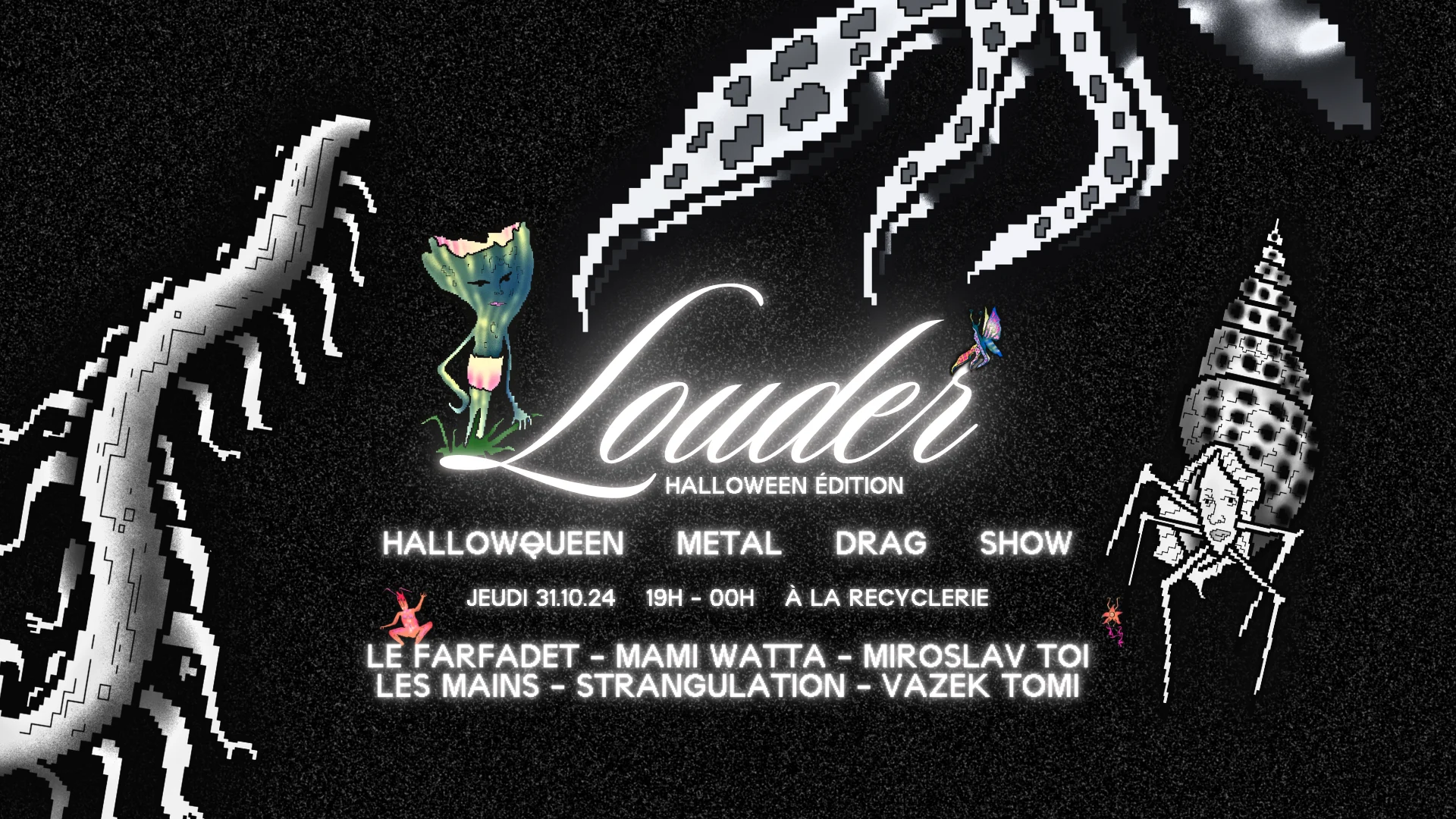 Louder X La Recyclerie : Drag Metal (Hallowqueen Edition) Cover