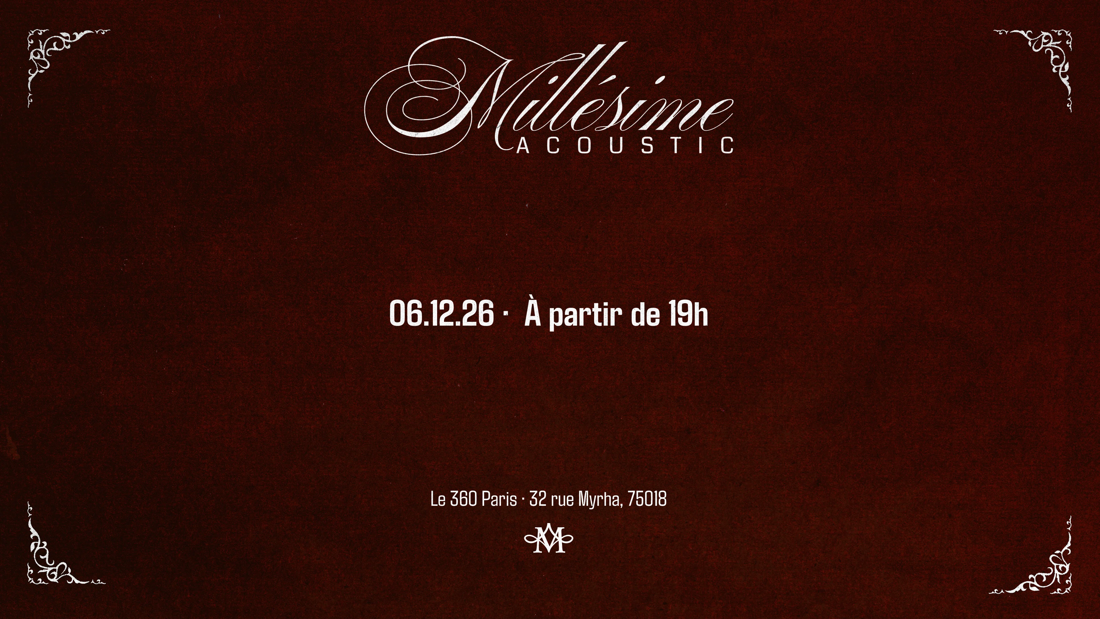 Millésime Acoustic Session Saison 3 - Edition 2 Cover