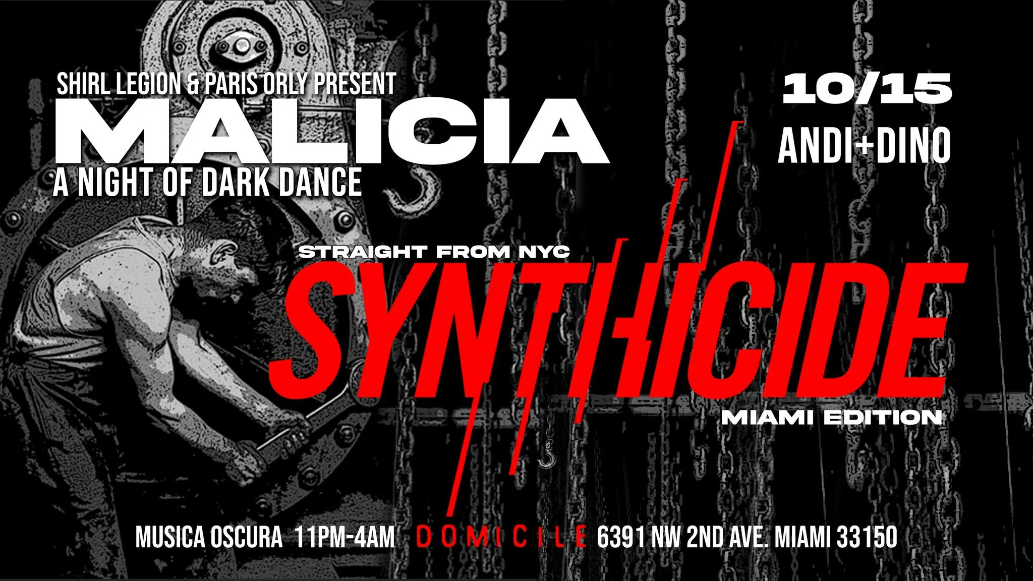 Domicile Presents: Malicia Goth Nights Cover