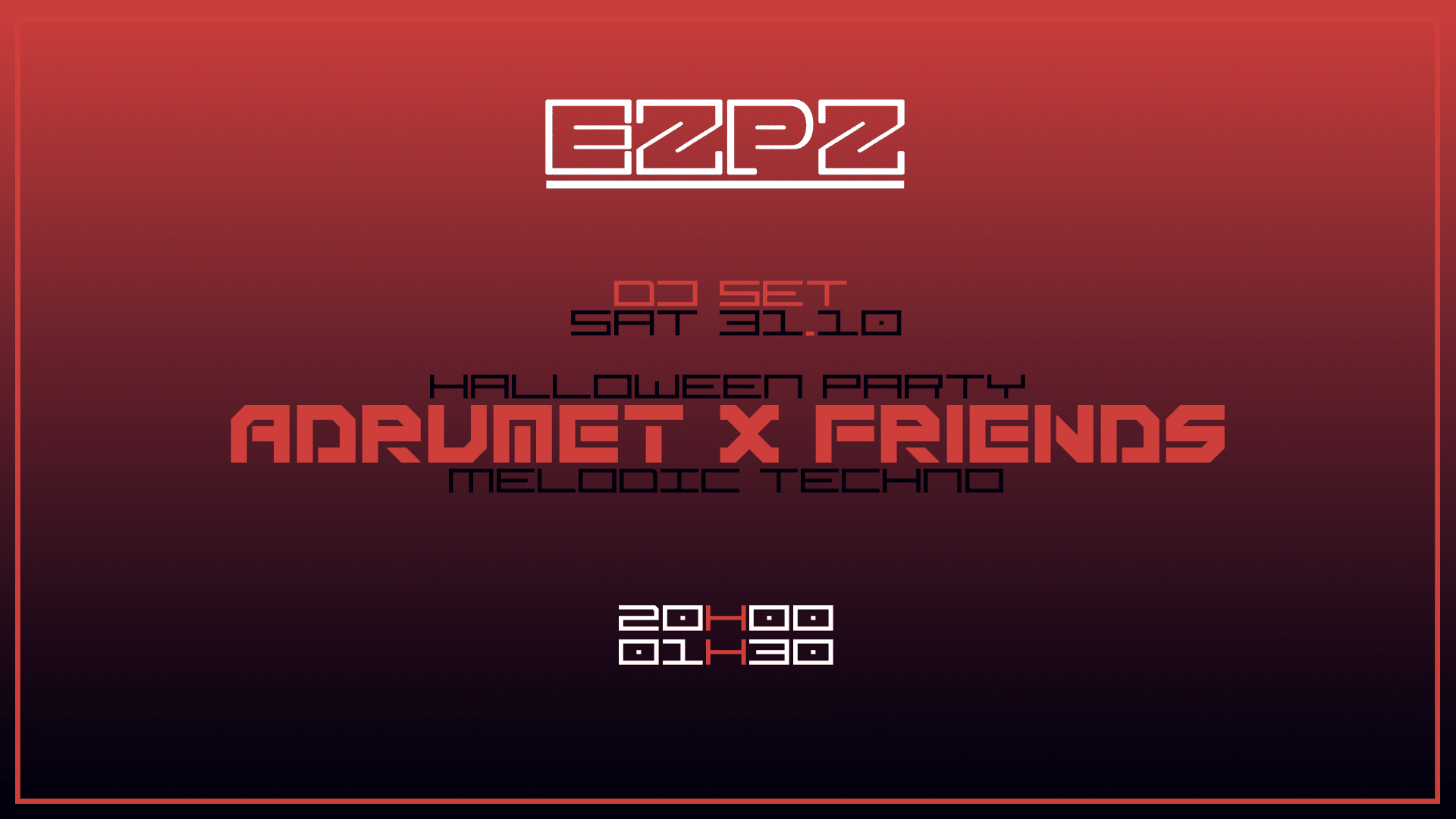 🎃  Halloween Party W/ Adrumet X Friends @ Ezpz 👻 Cover