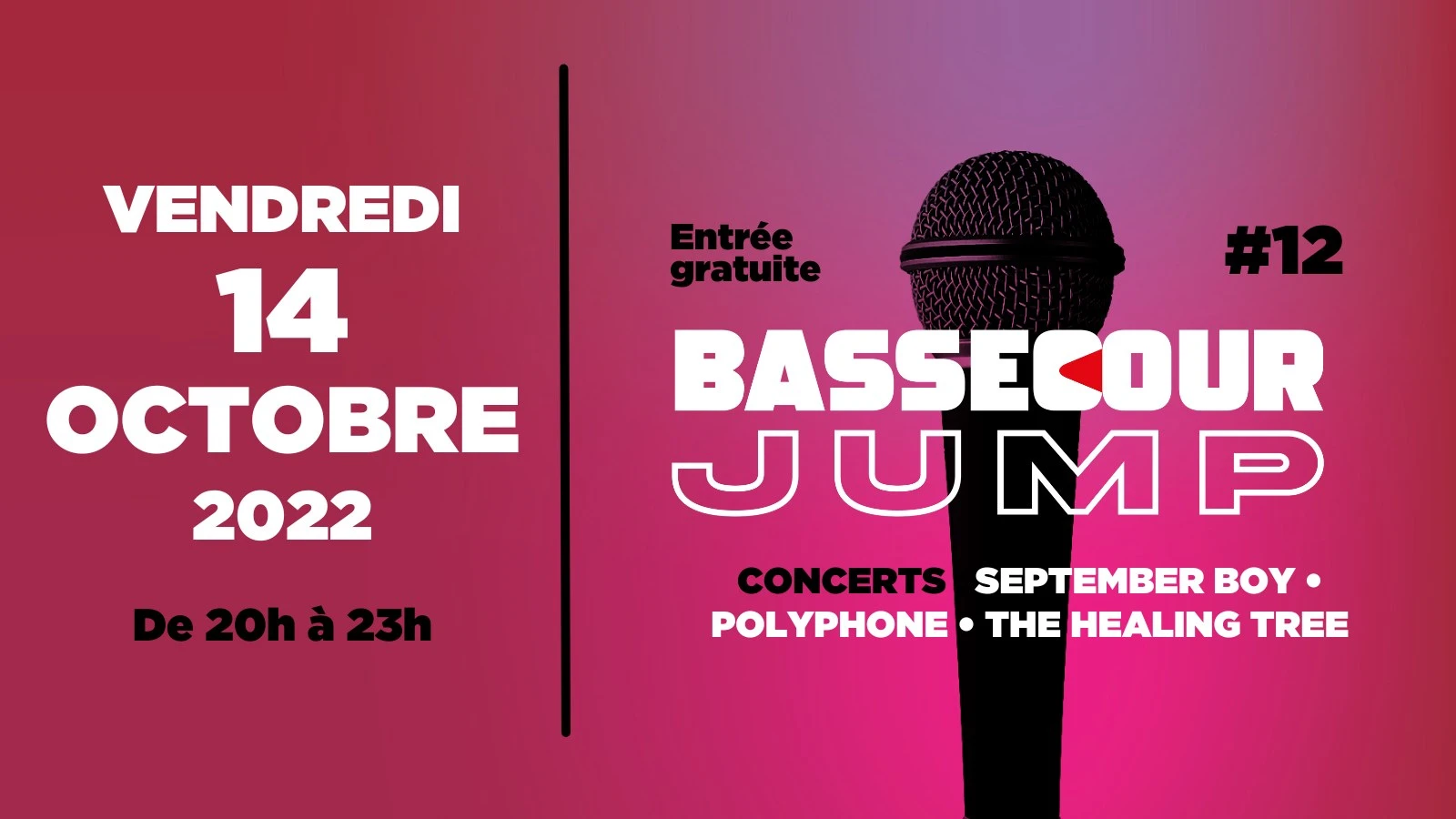 Bassecour Jump #12 W/ September Boy, Polyphone & The Healing Tree Cover