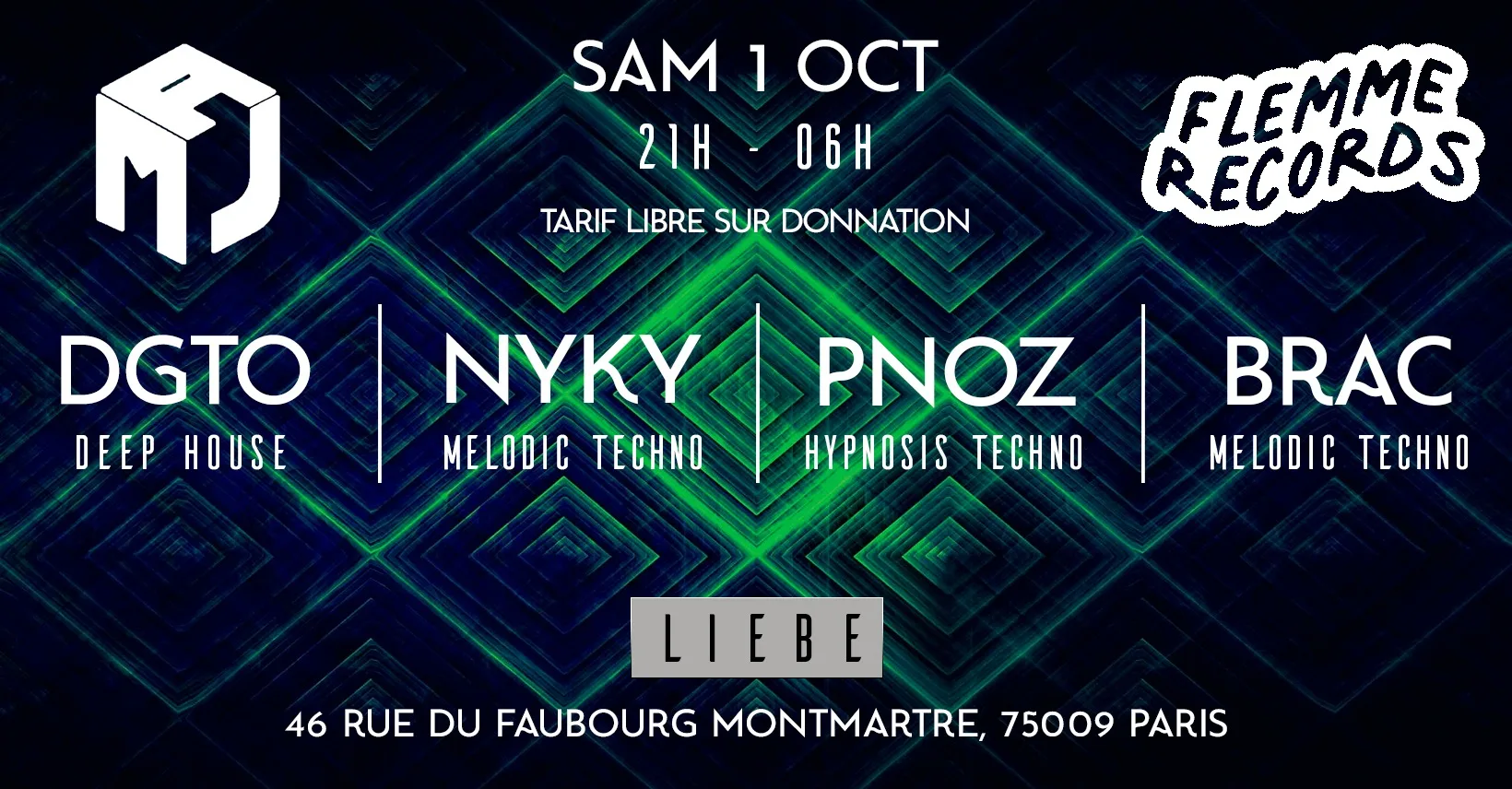 Maj Records X Flemme Records - Liebe Paris Cover