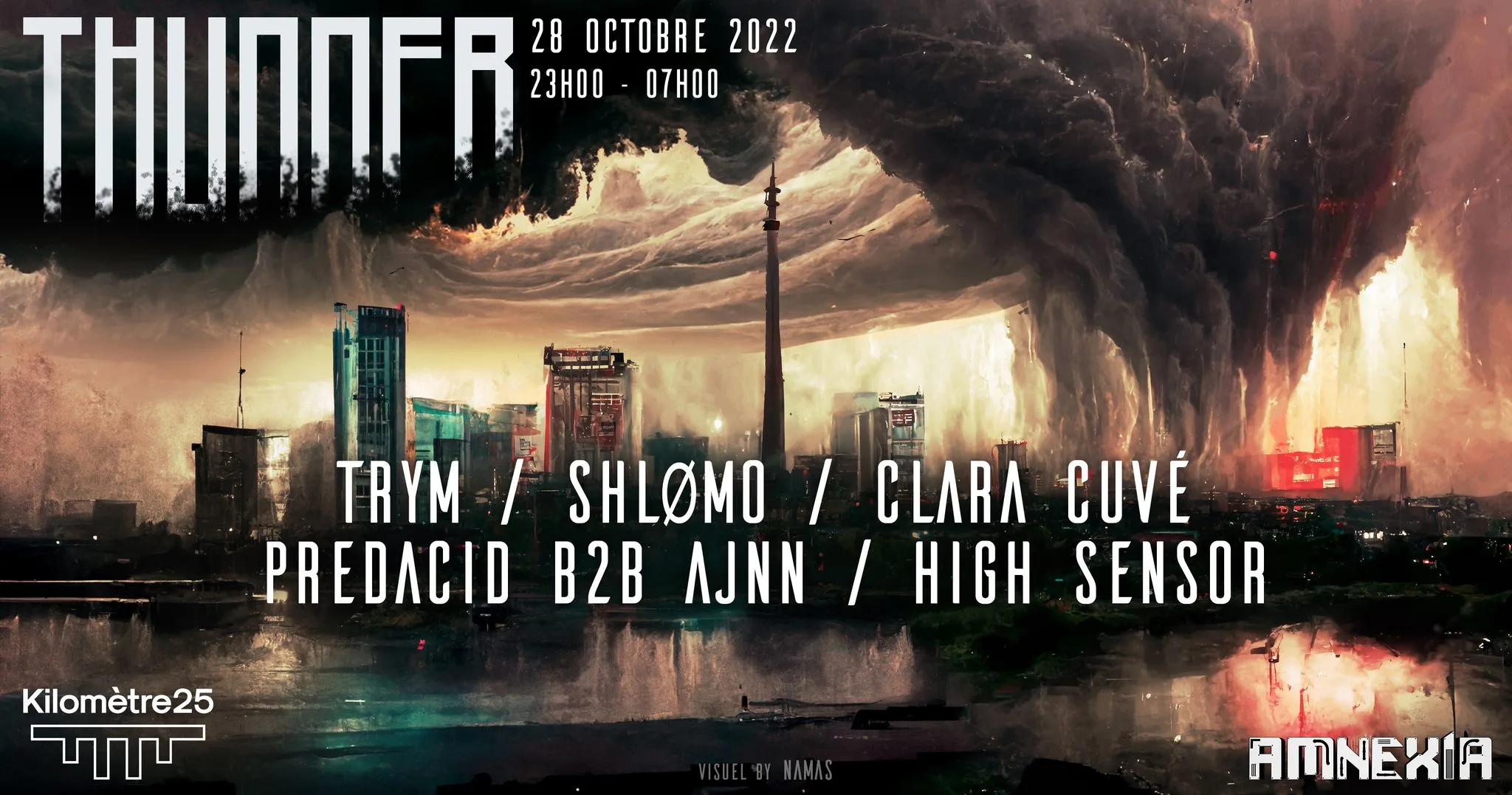 Thunder X Kilomètre25 : Trym, Shlømo, Clara Cuvé & More Cover