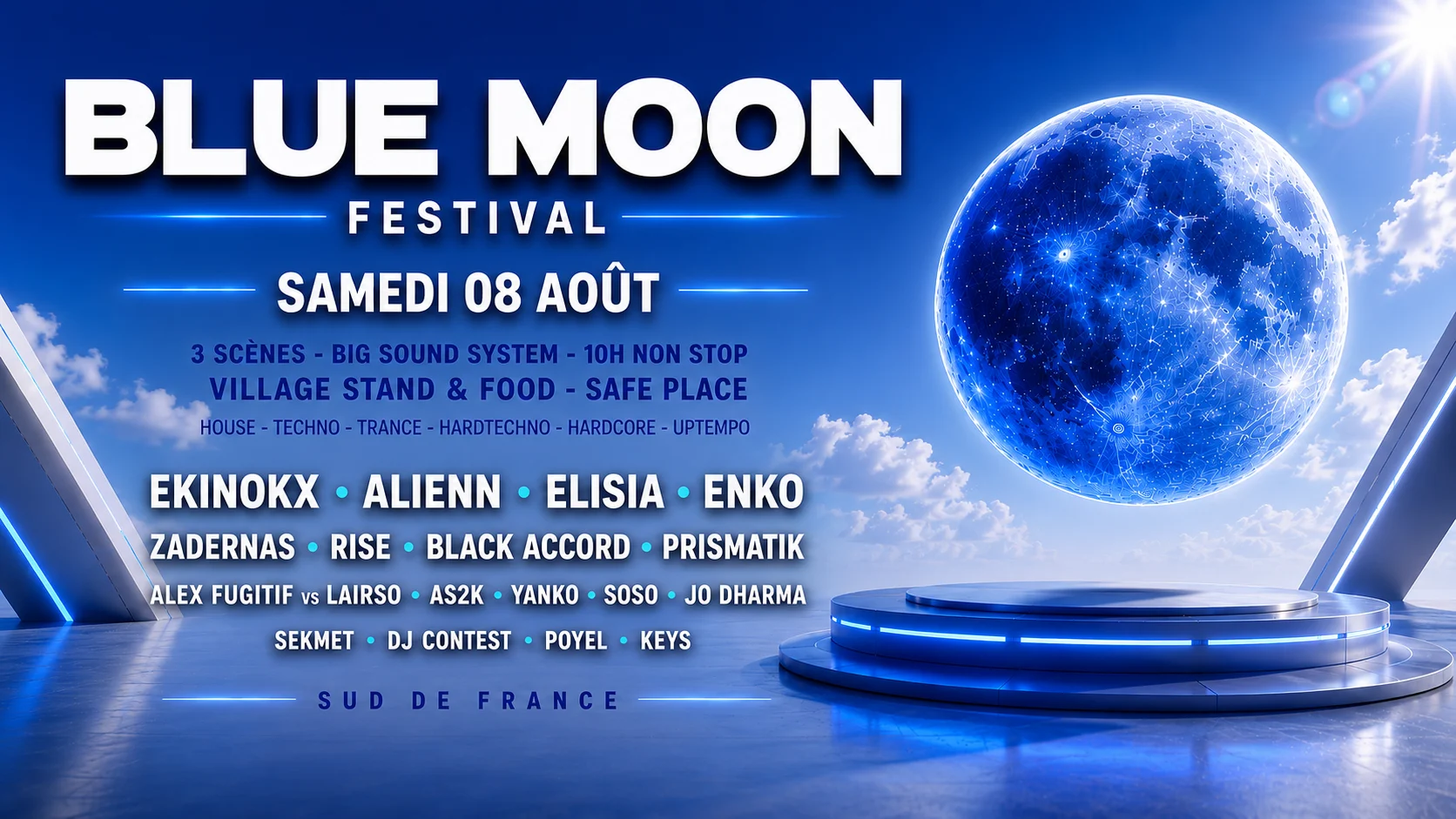 Blue Moon 2026 - 3 Stages - Open Air Cover