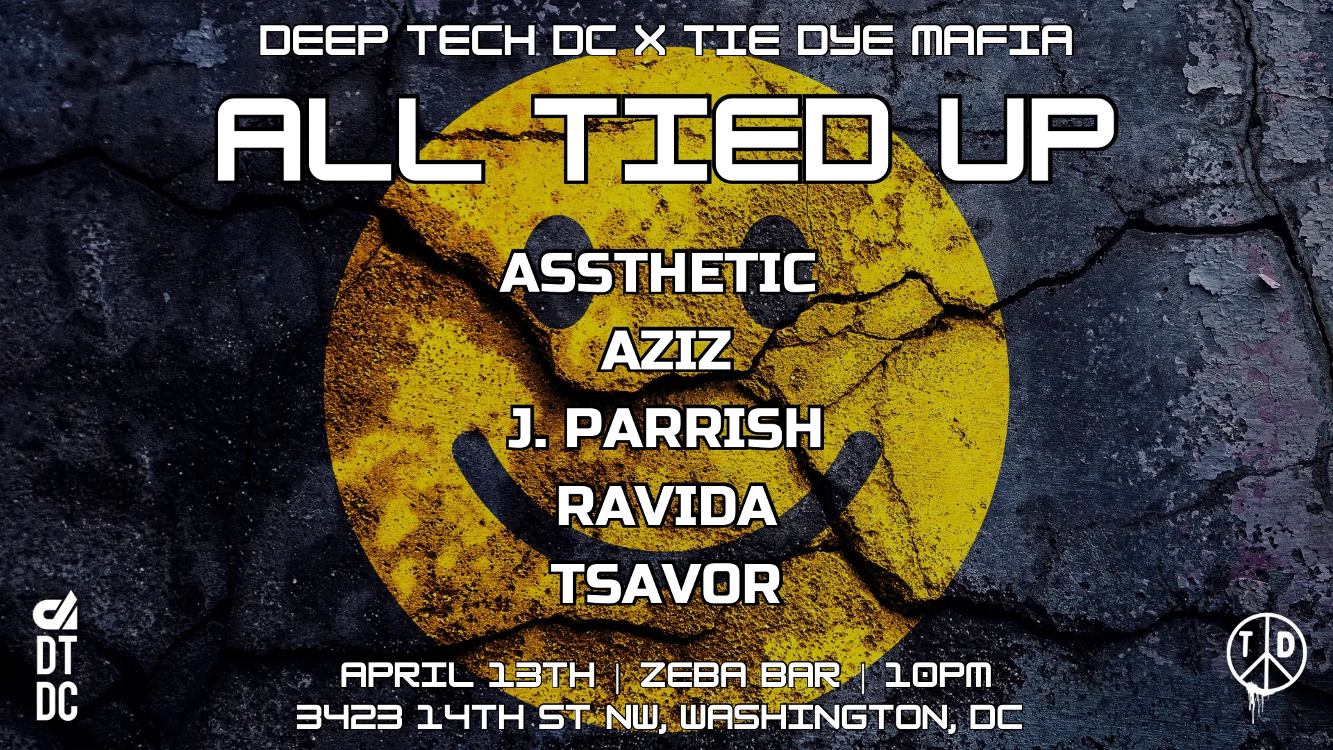 Deep Tech DC & Tie Dye Mafia: All Tied Up Cover