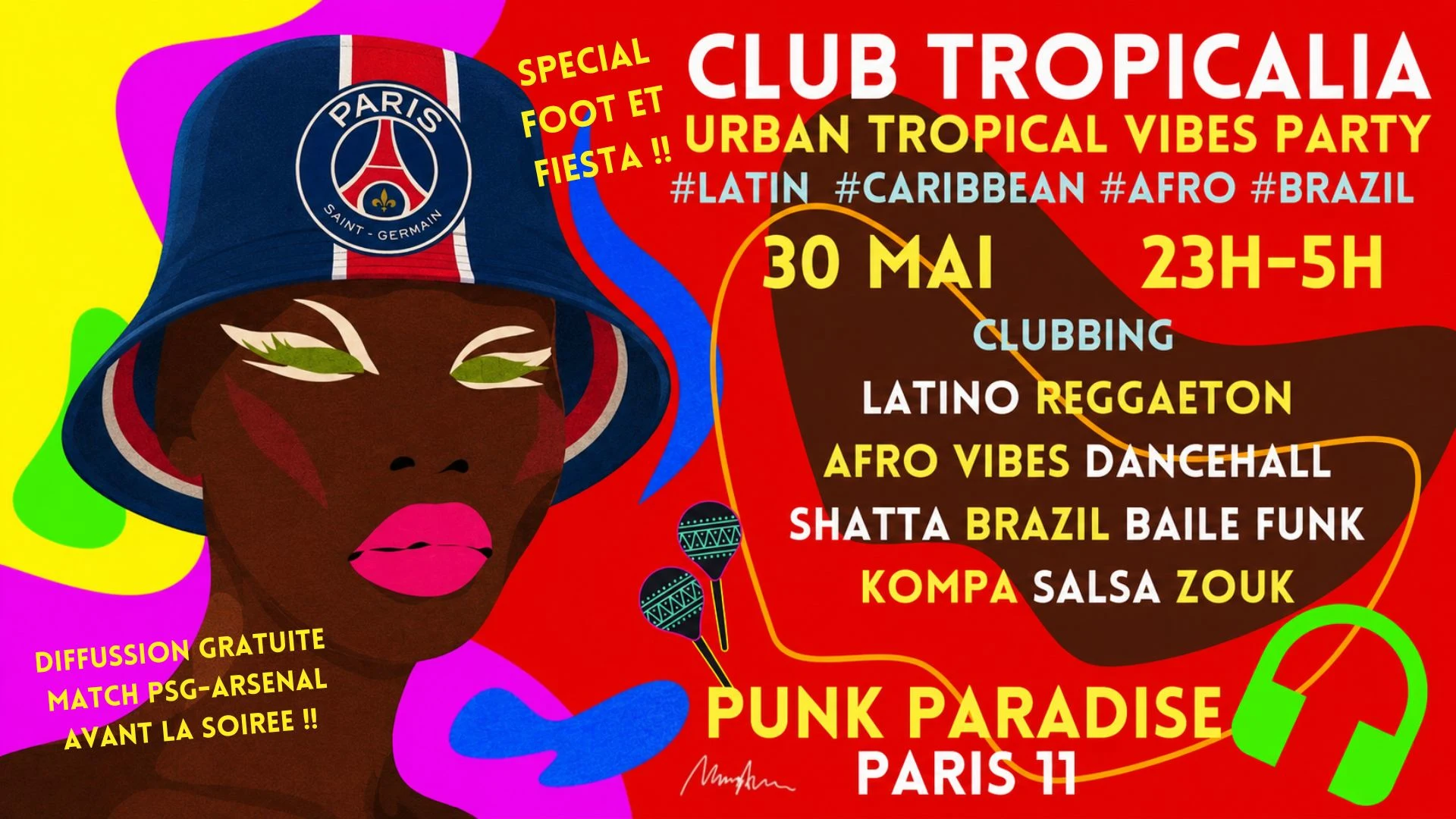 Club Tropicalia 30/5 ~ Afro, Latin, Caribbean, Brazil Vibes! Cover
