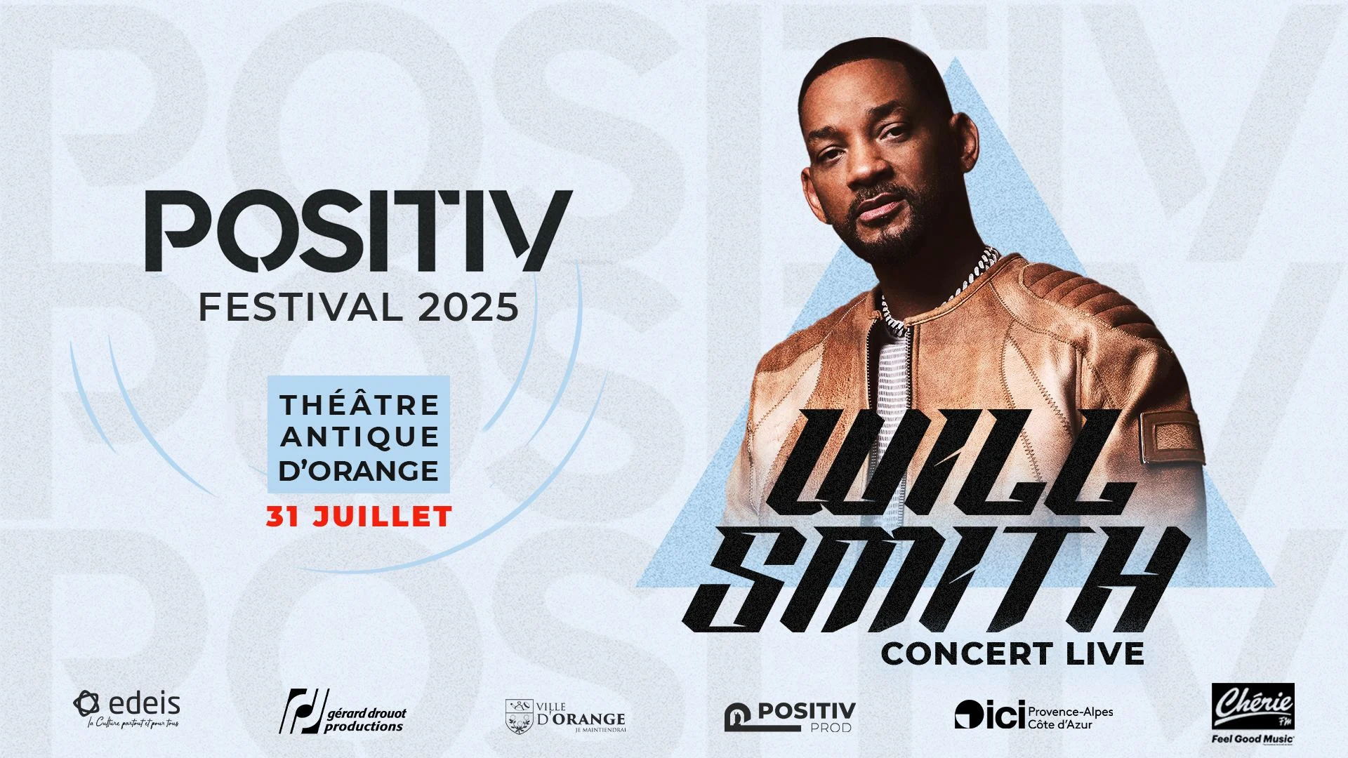 Will Smith - 31 Juillet 2025 - Positiv Festival, Orange Cover