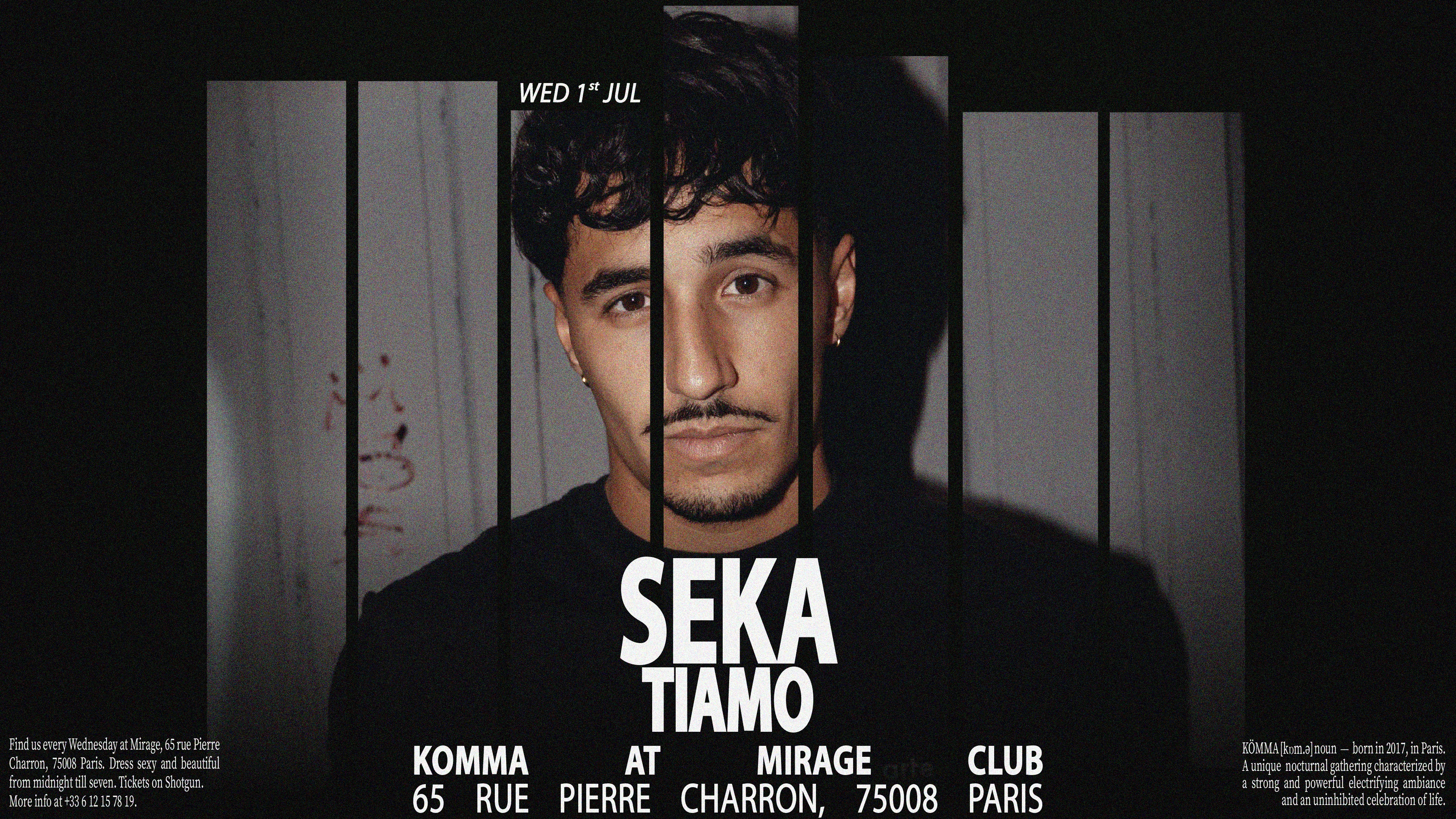 Kömma - Mirage: Seka, Tiamo, Benjamin Barouh Cover