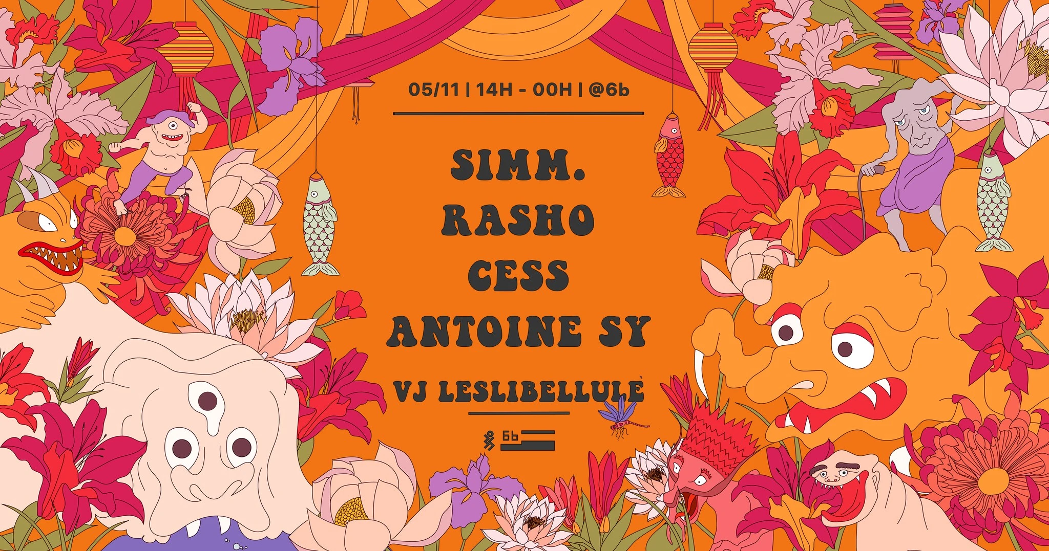 Binarysound W/ Rasho, Simm, Antoine Sy & Cess Cover