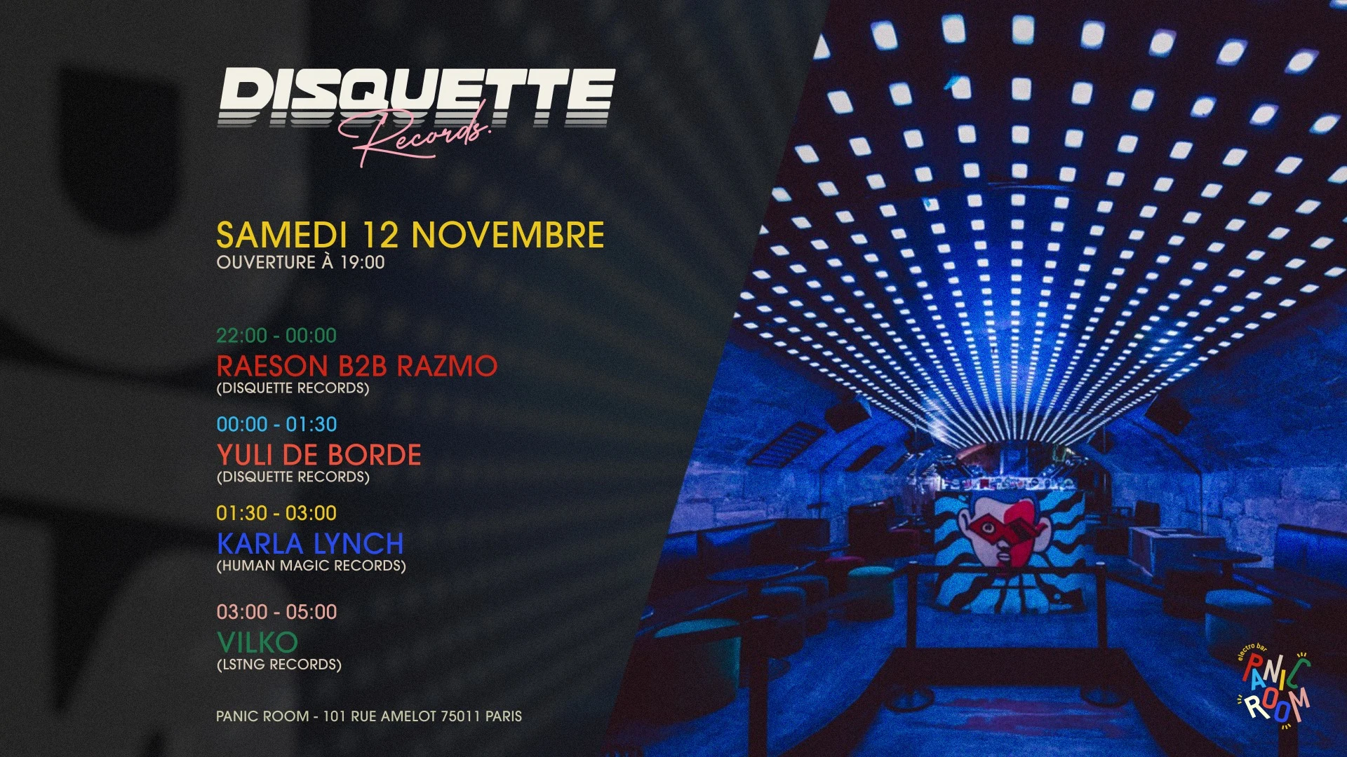 Disquette Records Invite Karla Lynch & Vilko Cover