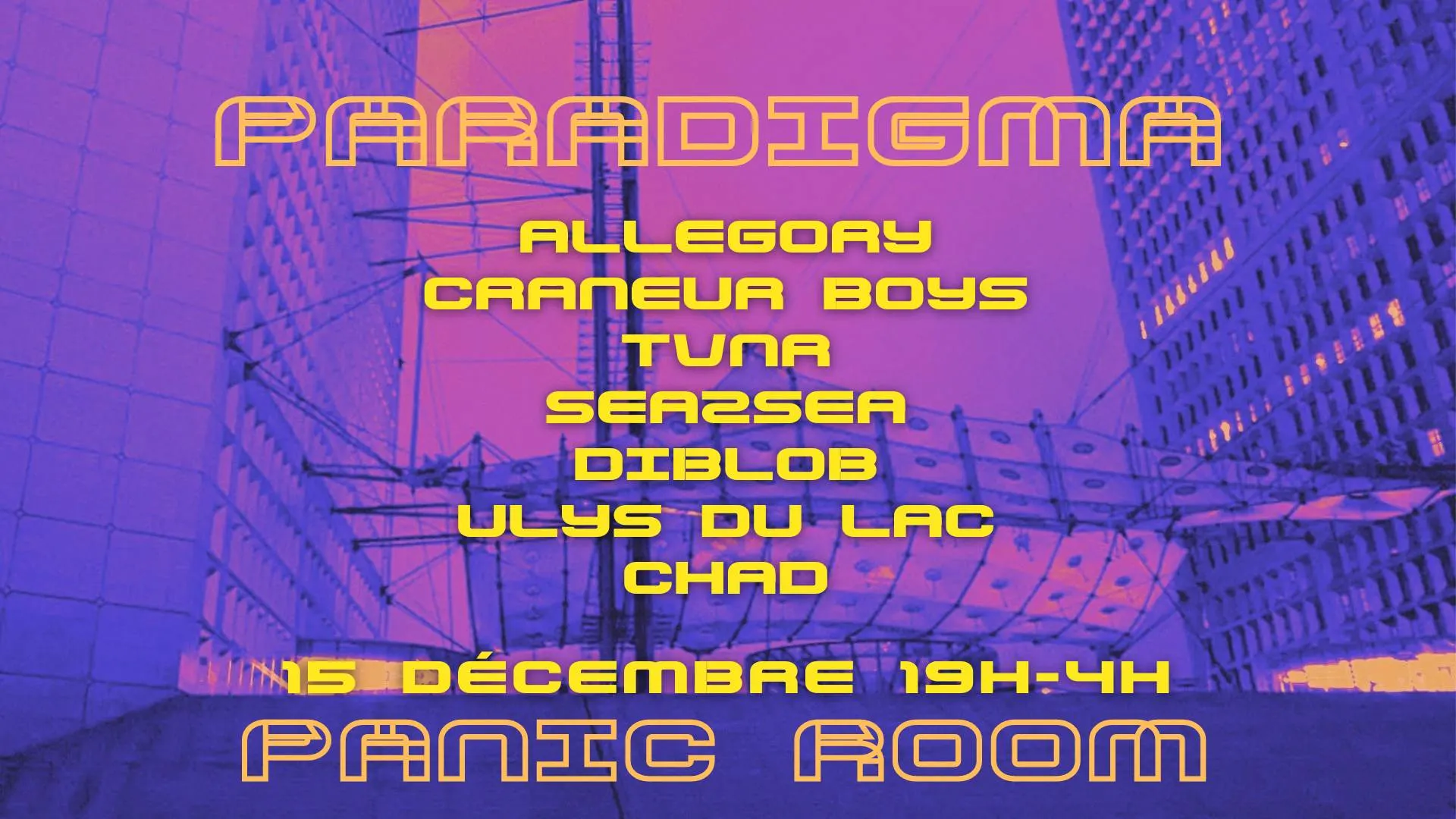 Paradigma @ Panicroom Cover