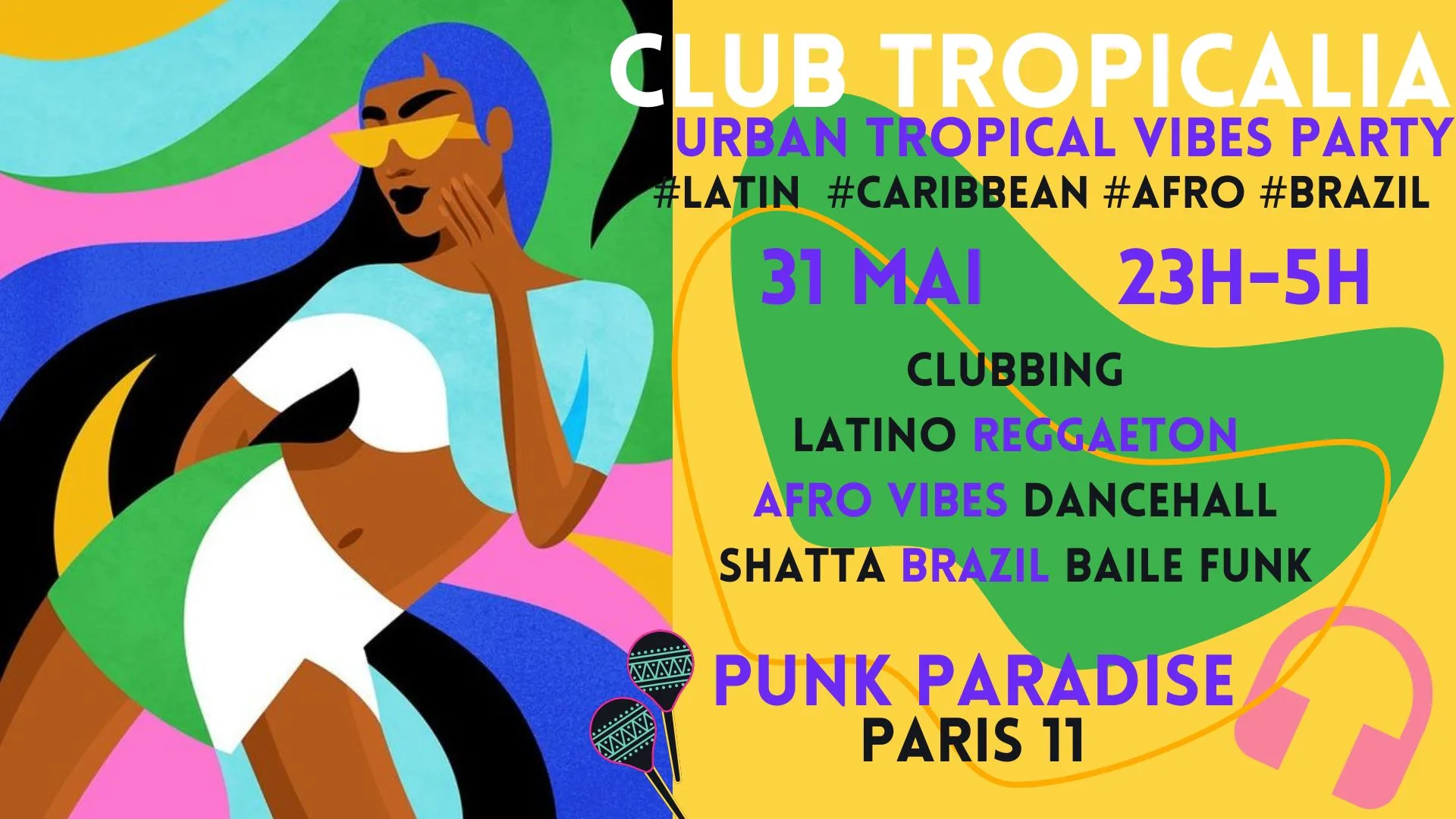 Club Tropicalia 31/5 ~ Afro, Latin, Caribbean, Brazil Vibes! Cover