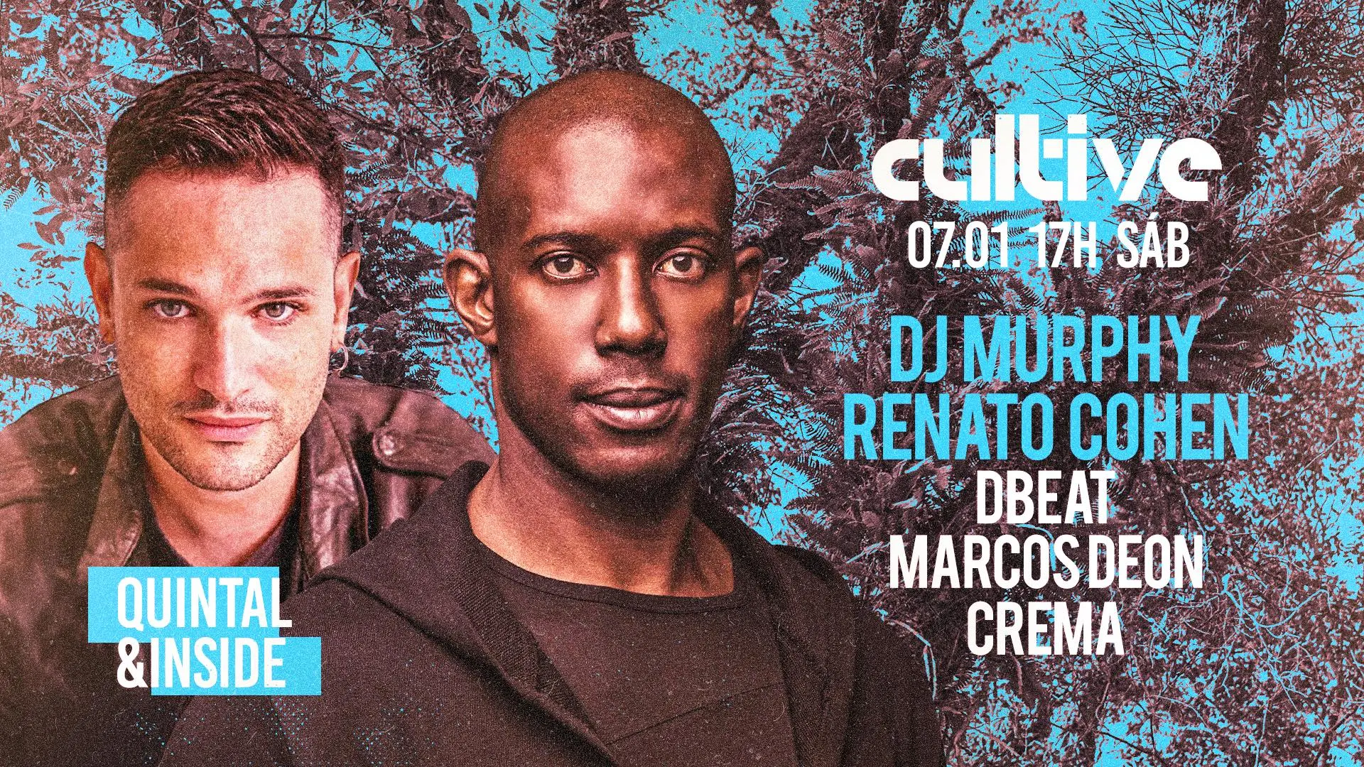 Cultive 07/01/23 Com Dj Murphy, Renato Cohen E Mais  Cover