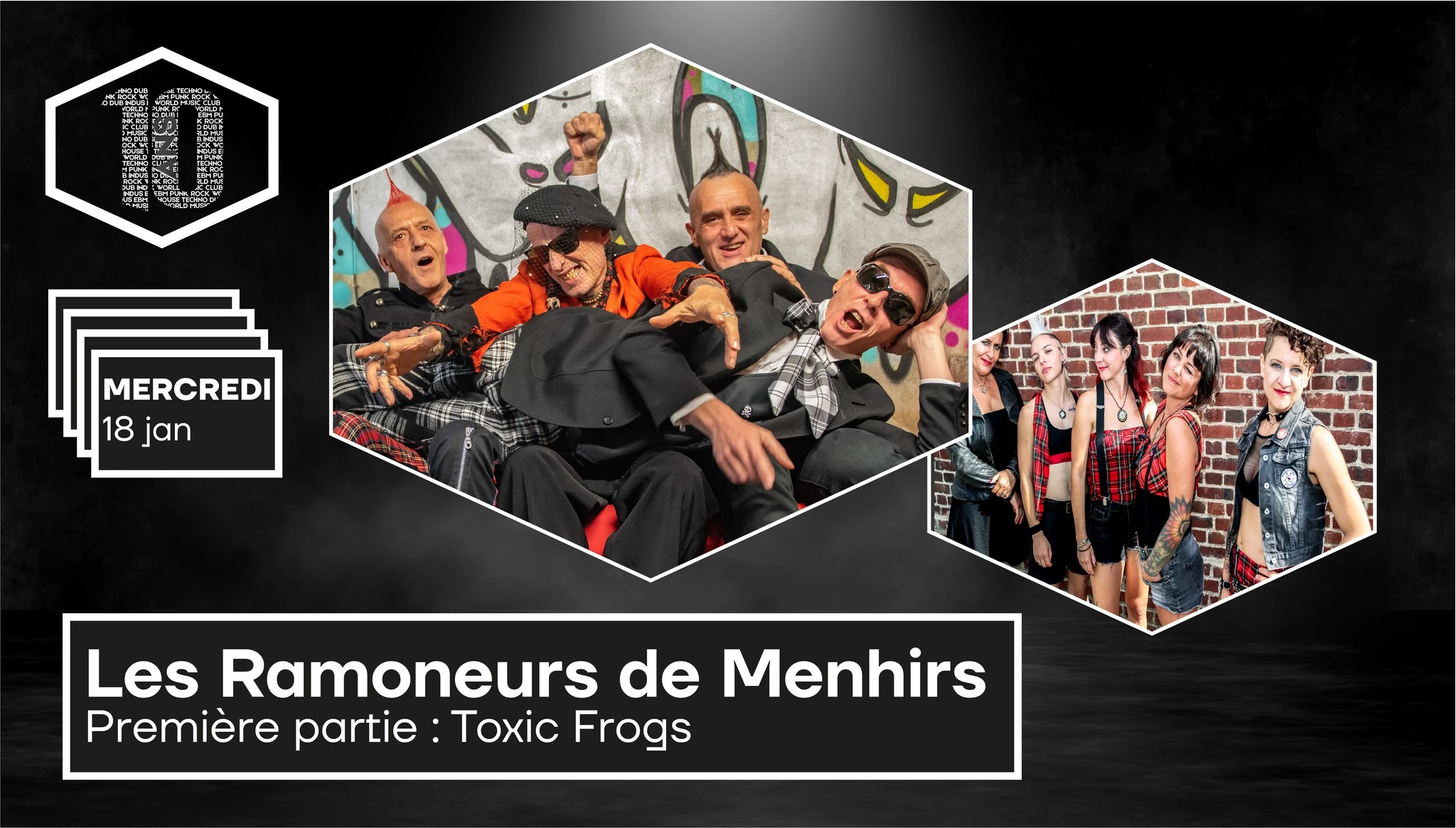 Concert : Les Ramoneurs De Menhirs + Toxic Frogs Cover