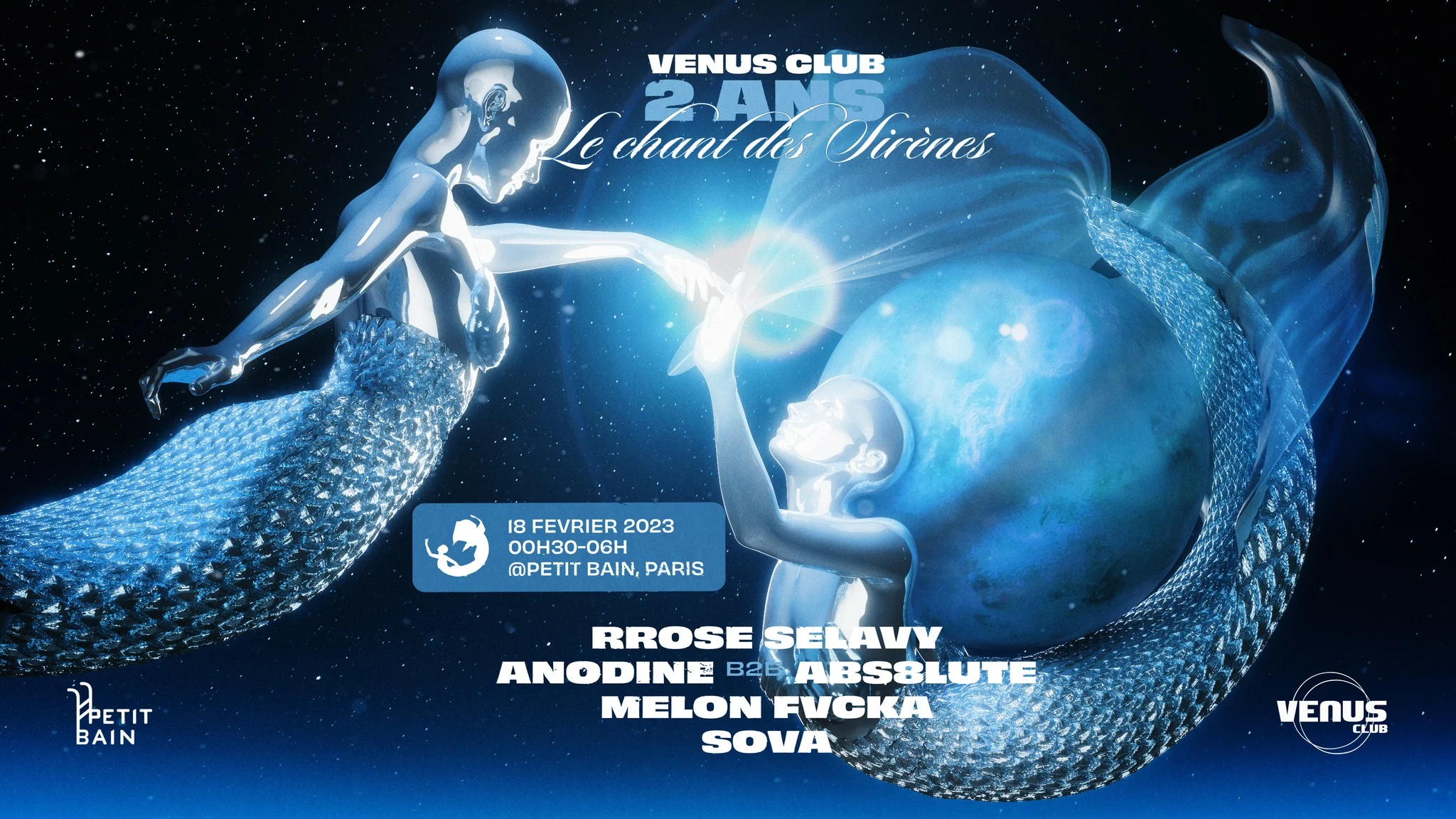 Le Chant Des Sirenes : 2 Ans De Venus Club Cover