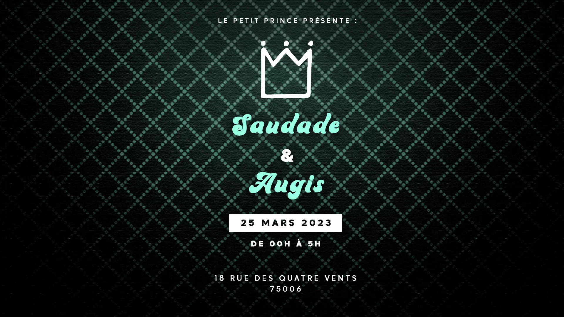Le Petit Prince Présente : Saudade & Augis Cover