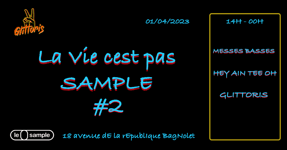 La Vie C'est Pas Sample #2 Cover