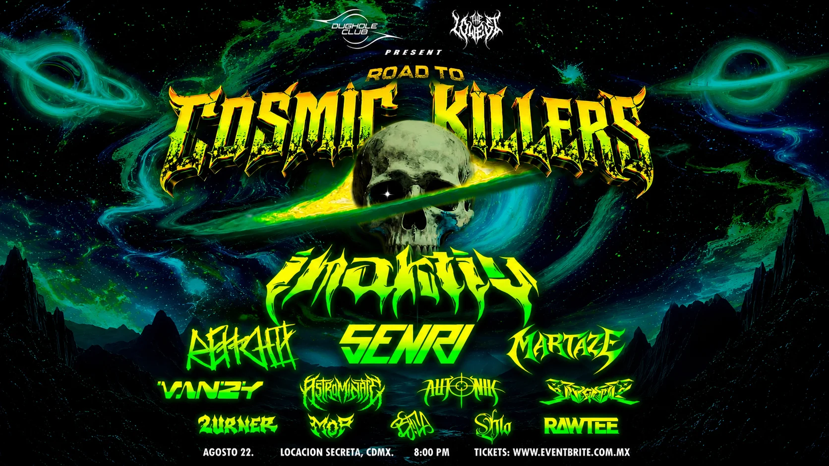 Cosmic Killers Mexico Cover