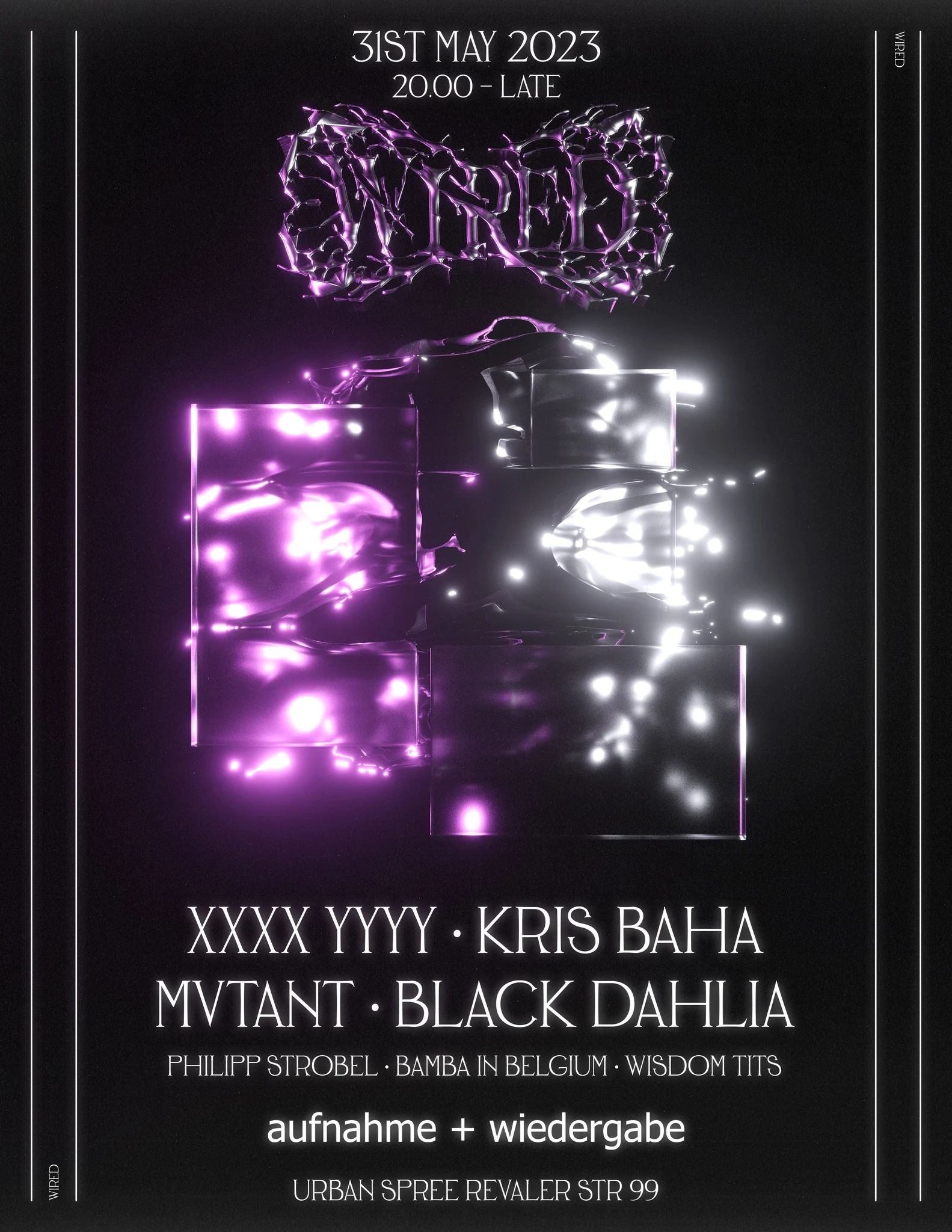 Wired // A+W : Xxxx Yyyy, Kris Baha, Mvtant, Black Dahlia... Cover