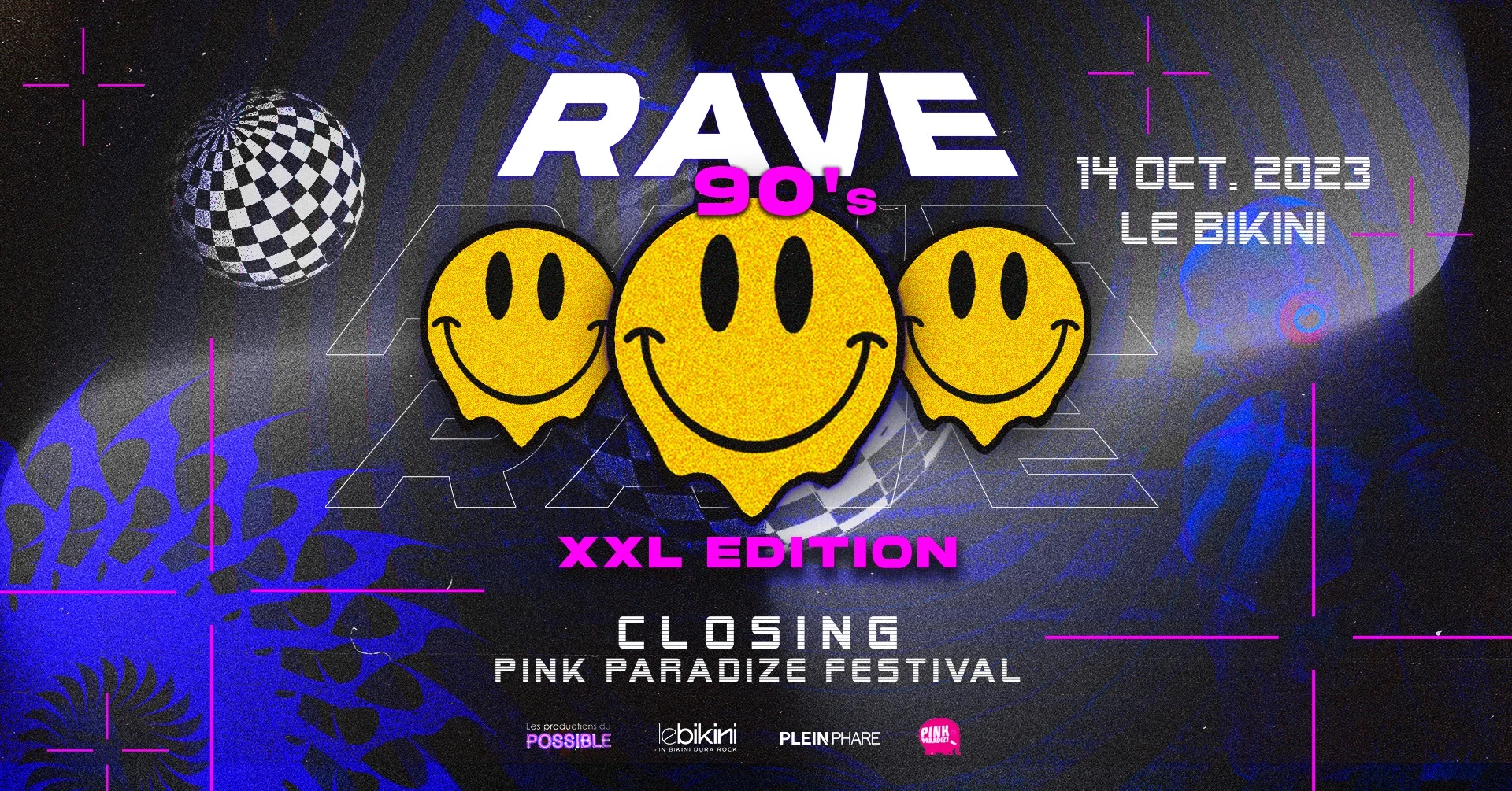 Rave 90's Xxl - Closing Pink Paradize Festival 2023 Cover