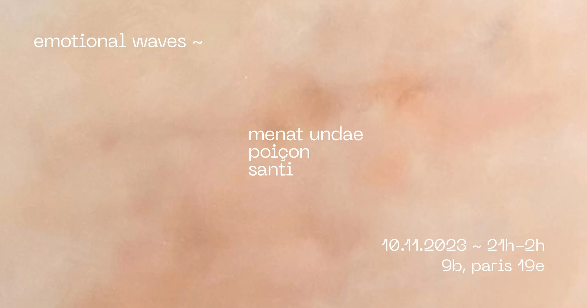 Emotional Waves ~ Poinçon, Santi, Thaïs B2b Y:Rën Cover