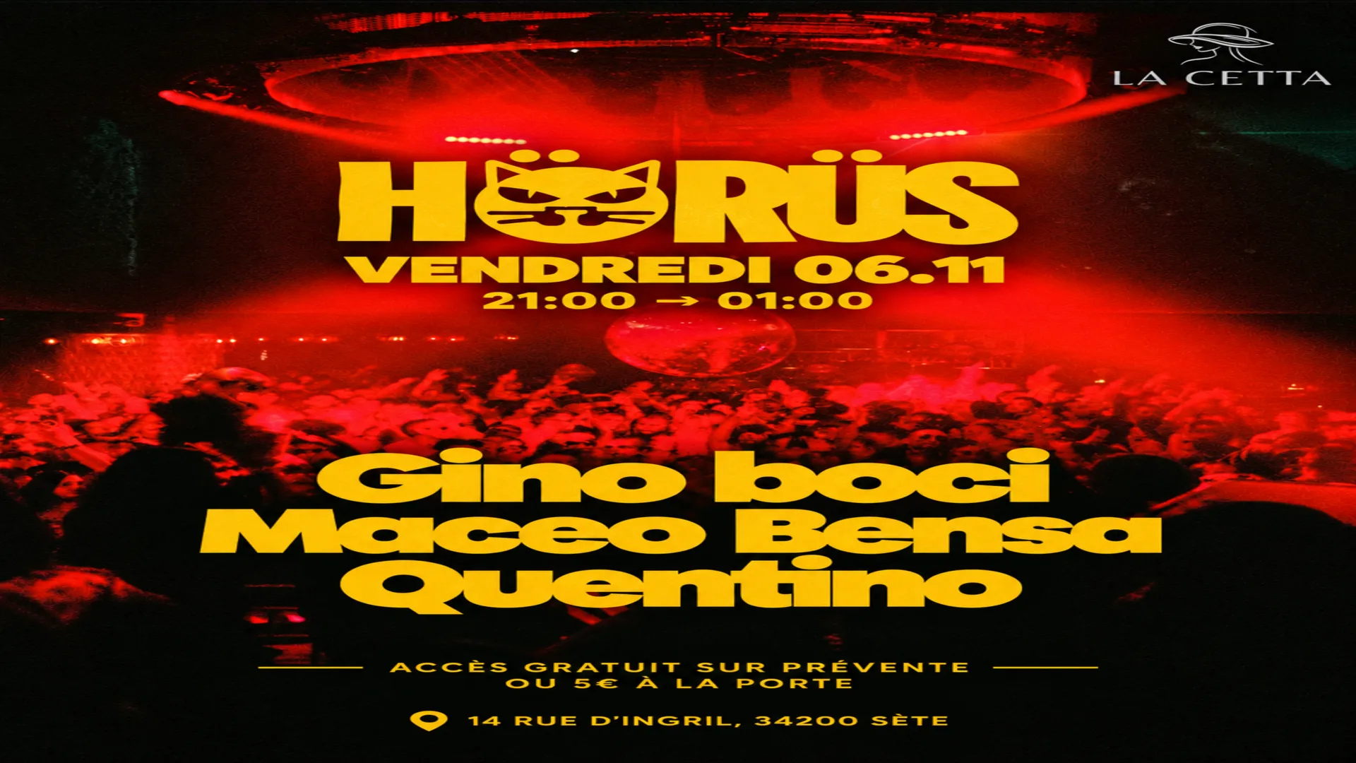 Horus X La Cetta - Gino Boci, Maceo Bensa, Quentino Cover
